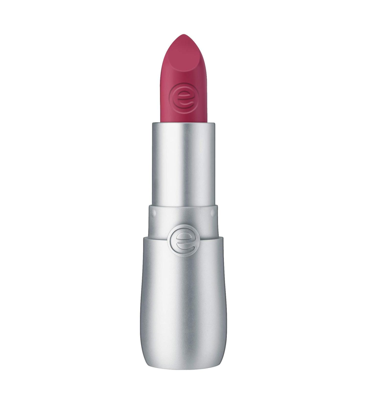 Essence Velvet Matte Lipstick No. 04 Hungry Pink - Vegan Oil-Free Alcohol-Free | Buy Matte Pink Lipstick Online - Buy Online on GoSupps.com
