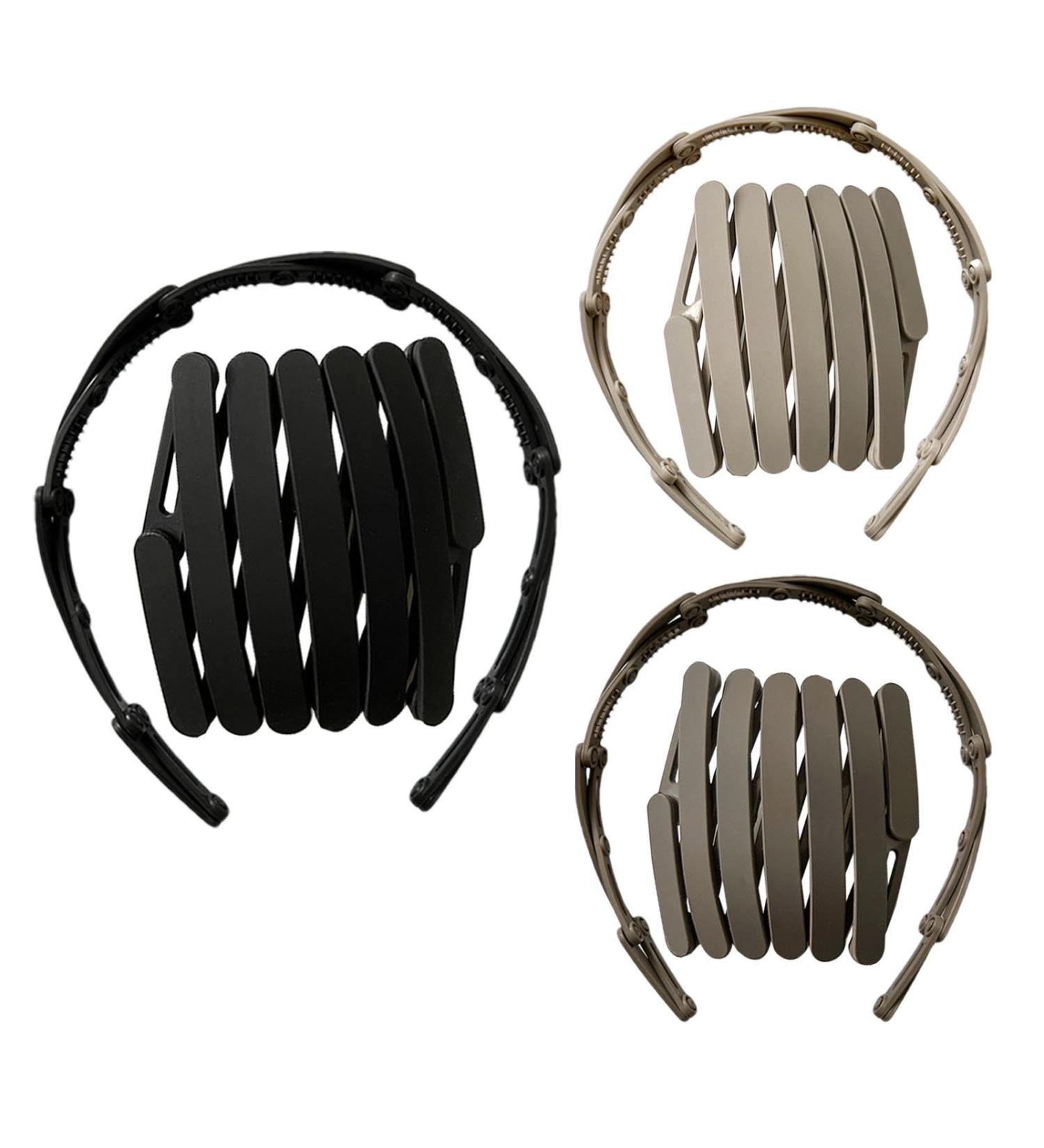 Lesunbak Retractable Pocket Headband | Anti-Slip Retractable Multifunctional Hairband | Portable Hair Decor for Facial Clean Makeup - Buy Online on GoSupps.com