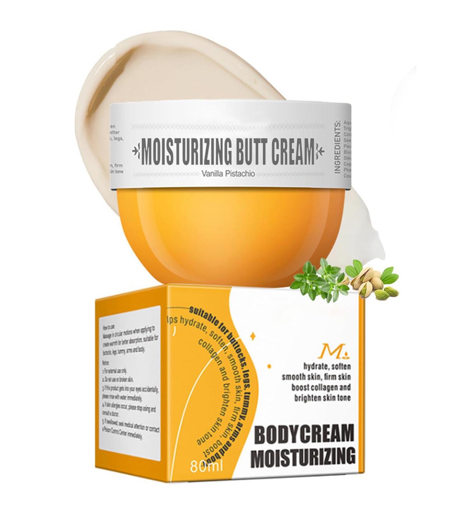 Body Thigh Butt Firming Cream Moisturizing Body Skin Repair- Fast Absorbing Non-Tacky Light Creamy Texture Smoothening Butt Cream for Women 80ml (#1 Vanilla Pistachio) #1 Vanilla Pistachio 0.2 Fl Oz (Pack of 1) - Buy Online on GoSupps.com