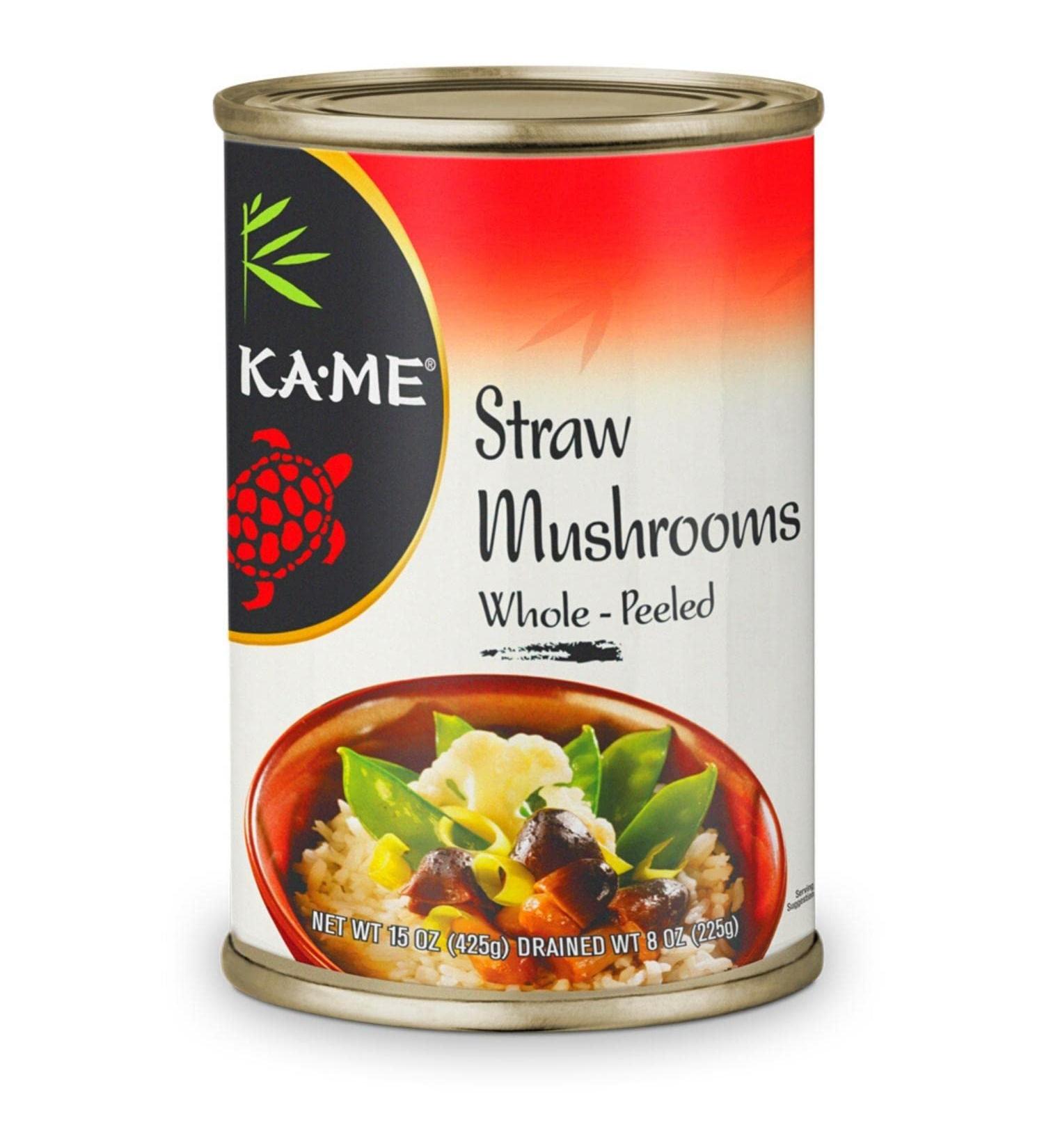 Ka-Me Whole Straw Mushrooms 15 Ounce - Perfect for Stir-Fry - Pack of 1 - Buy Online on GoSupps.com