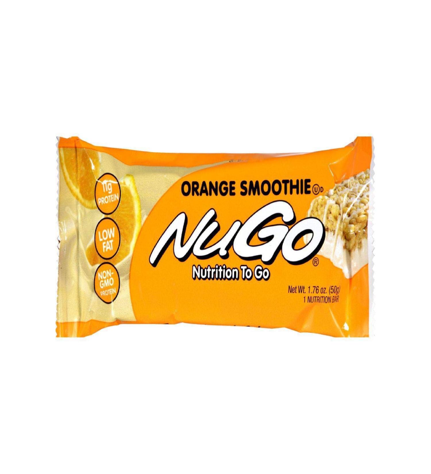 Nugo Nutrition Bar Orange Smoothie - 15 Count | Healthy Snack - Buy Online on GoSupps.com