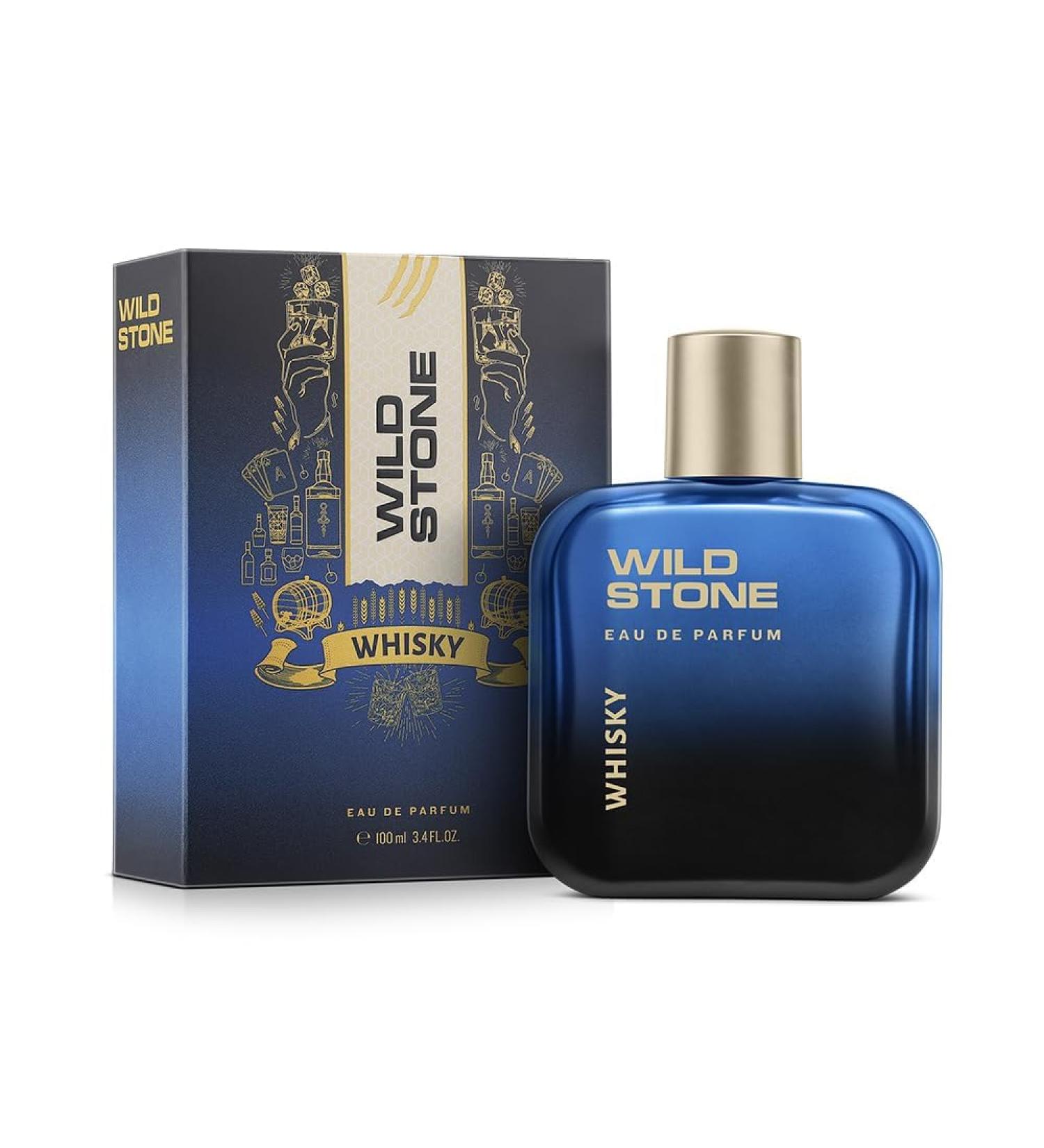 Wild Stone Whisky Perfume for Men 100ml|Long Lasting EDP|Woody and Fruity Fragrance|Premium Eau De Parfum - Buy Online on GoSupps.com