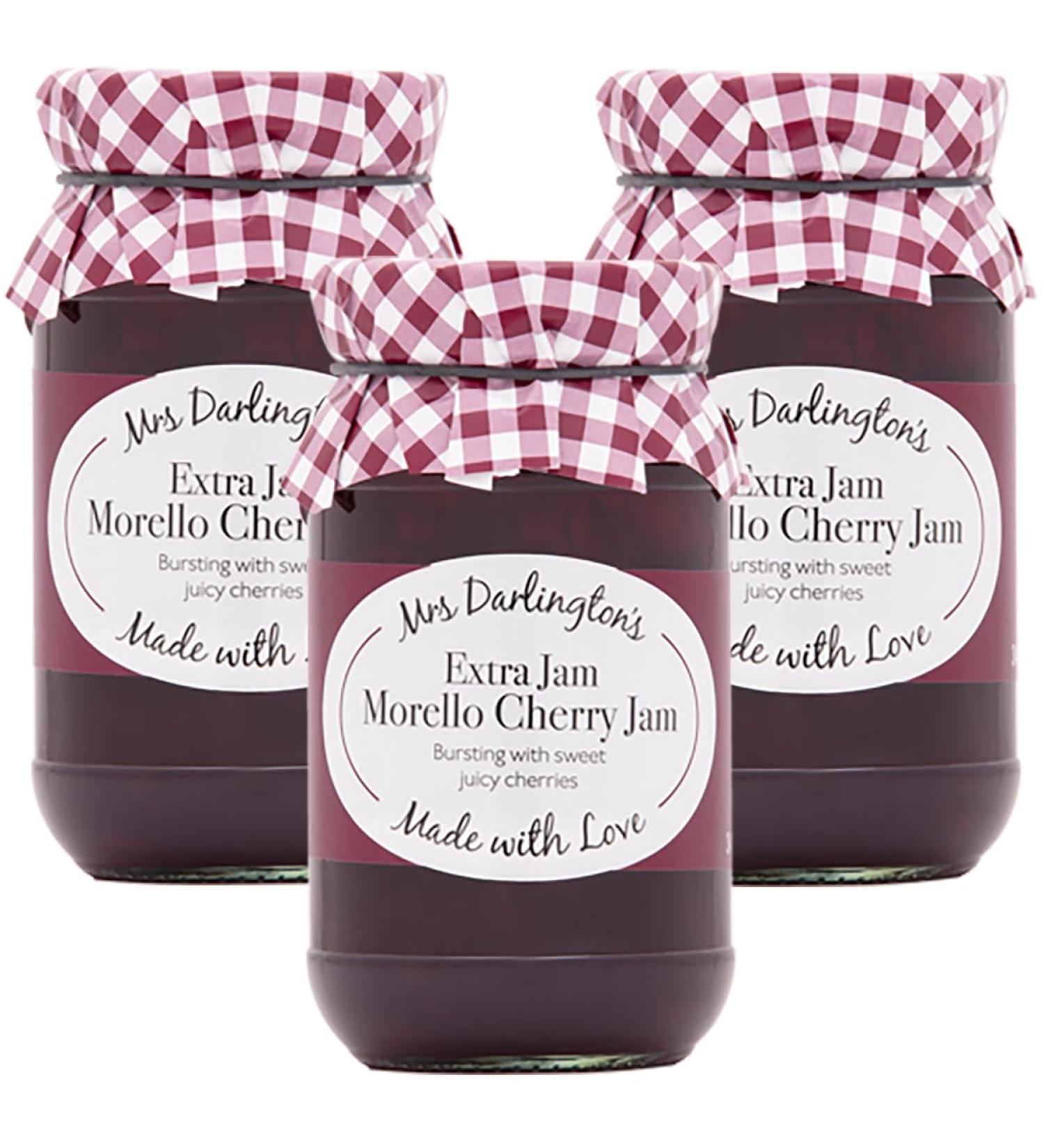 Mrs Darlington's Morello Cherry Jam - 340g - Pack of 3