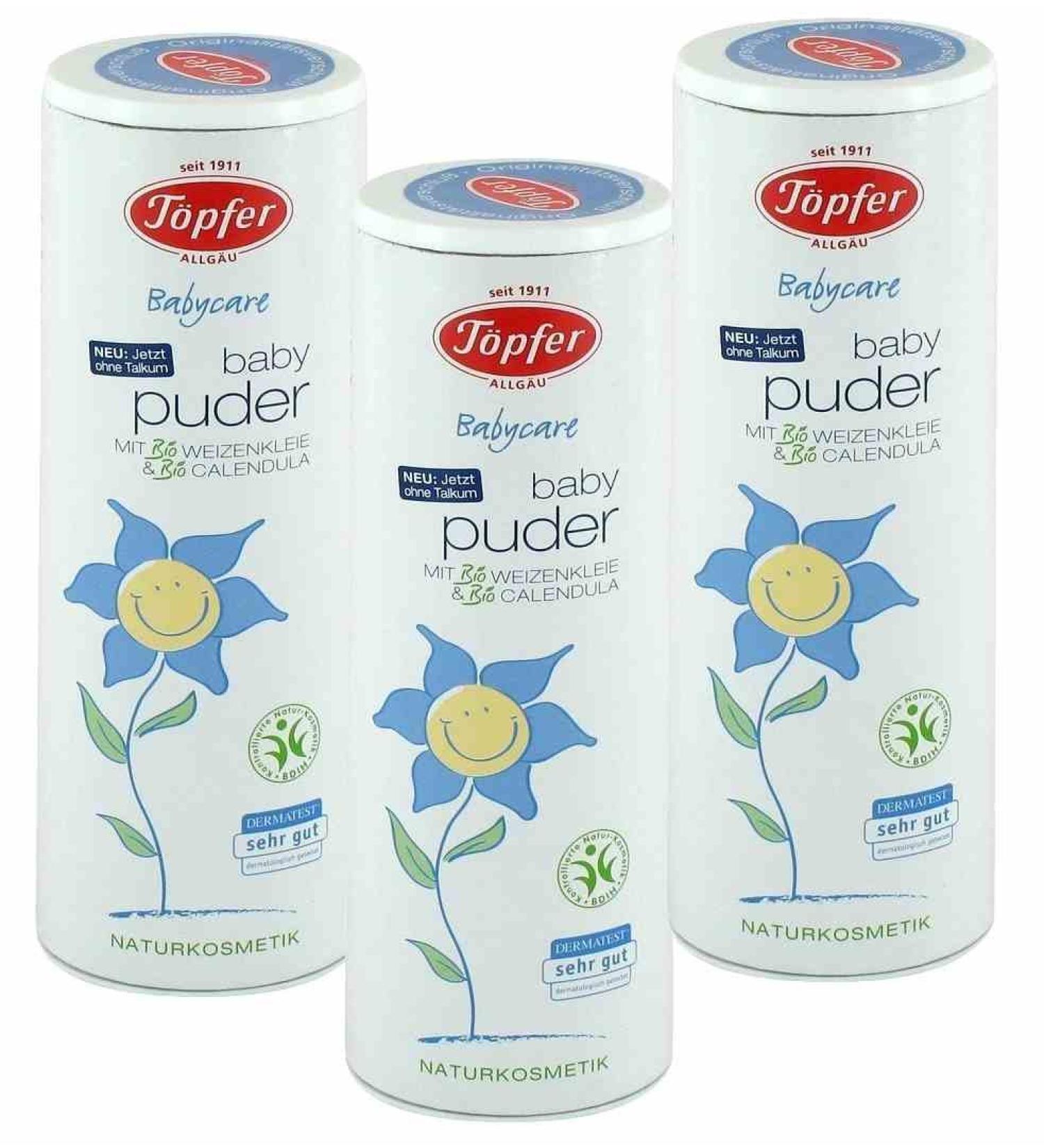 T pfer Baby Powder without Talc pack of 3 (3 x 75 g)