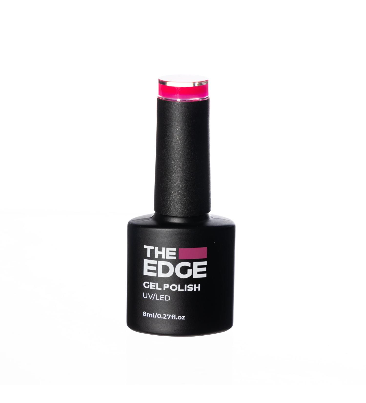 THE EDGE Gel Nail Polish 8ml - The Bright Pink - UV/LED Manicure/Pedicure for Salon & Home Use Highly Pigmented/Long Lasting/2-Coat Coverage - Buy Online on GoSupps.com