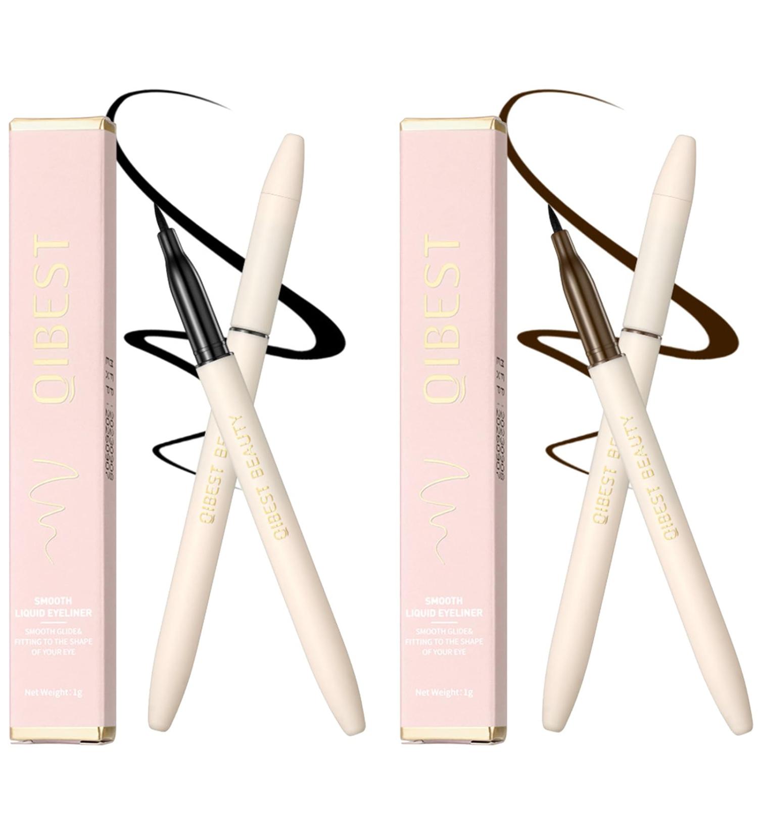 Eye Liner | Quick-Drying Waterproof Long-Lasting Eye Liners for Women | Eye Liners for Women Smudge Resistant Eyeliner Liquid for Makeup Show Date Rowces 1#