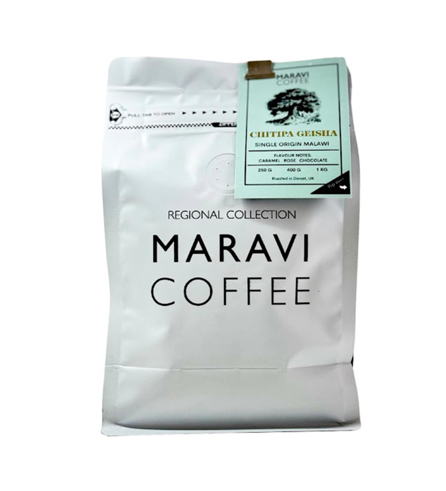 Maravi Speciality Coffee - Malawi Chitipa Geisha Coffee - Drip Grind Coffee - Medium Roast - Caramel Rose & Chocolate Notes - 1 kg Drip Grind 1 kg (Pack of 1) - Buy Online on GoSupps.com