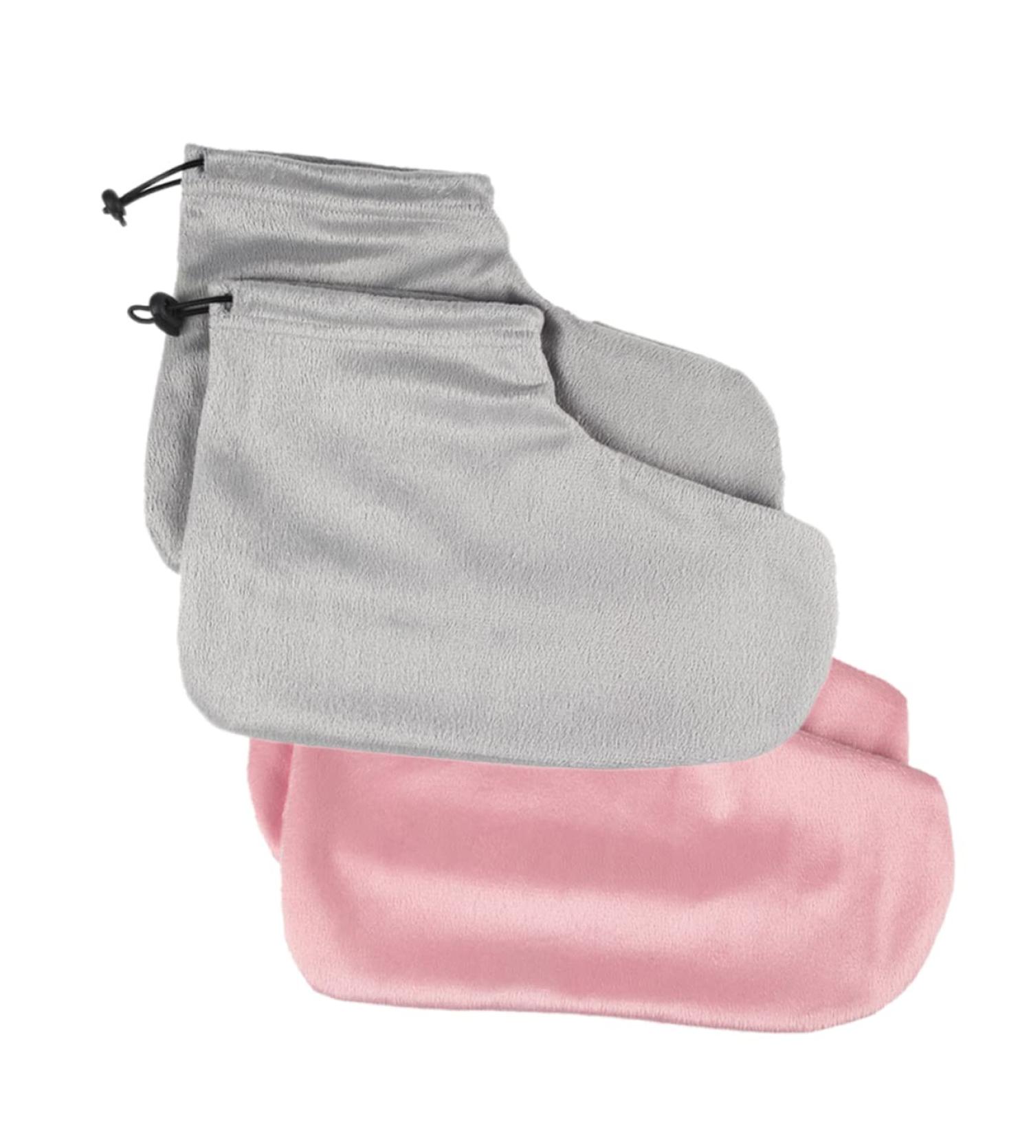 minkissy 2 Pair Heat Preservation Foot Strap Paraffin Wax Hot Spa Wax Moisturizing Foot Cover Wax Heated Booties Wax Foot Covers Heat-retainting Foot Care Insulation Cotton 28x20cm - Buy Online on GoSupps.com