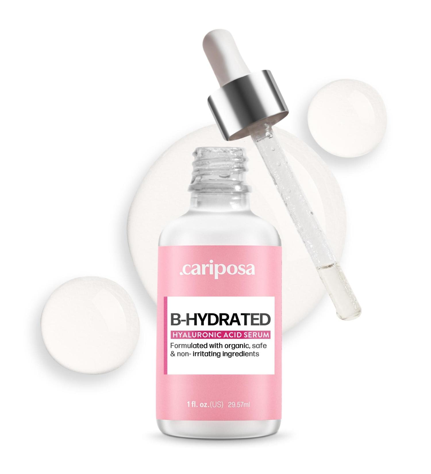 Hyaluronic Acid Serum for Face - Hydrating Pure Formula for Enhanced Skin Texture - 1oz - Buy Online on GoSupps.com