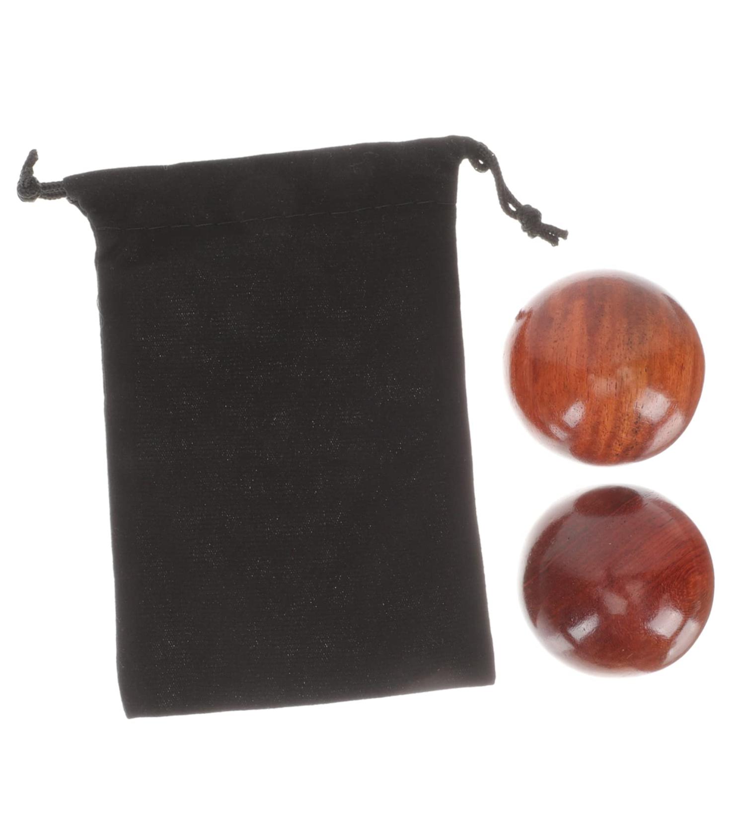 OHPHCALL 2S Chinese Meditation Balls - Solid Wood Massage Balls for Stress Relief & Fitness Yoga - Buy Online on GoSupps.com