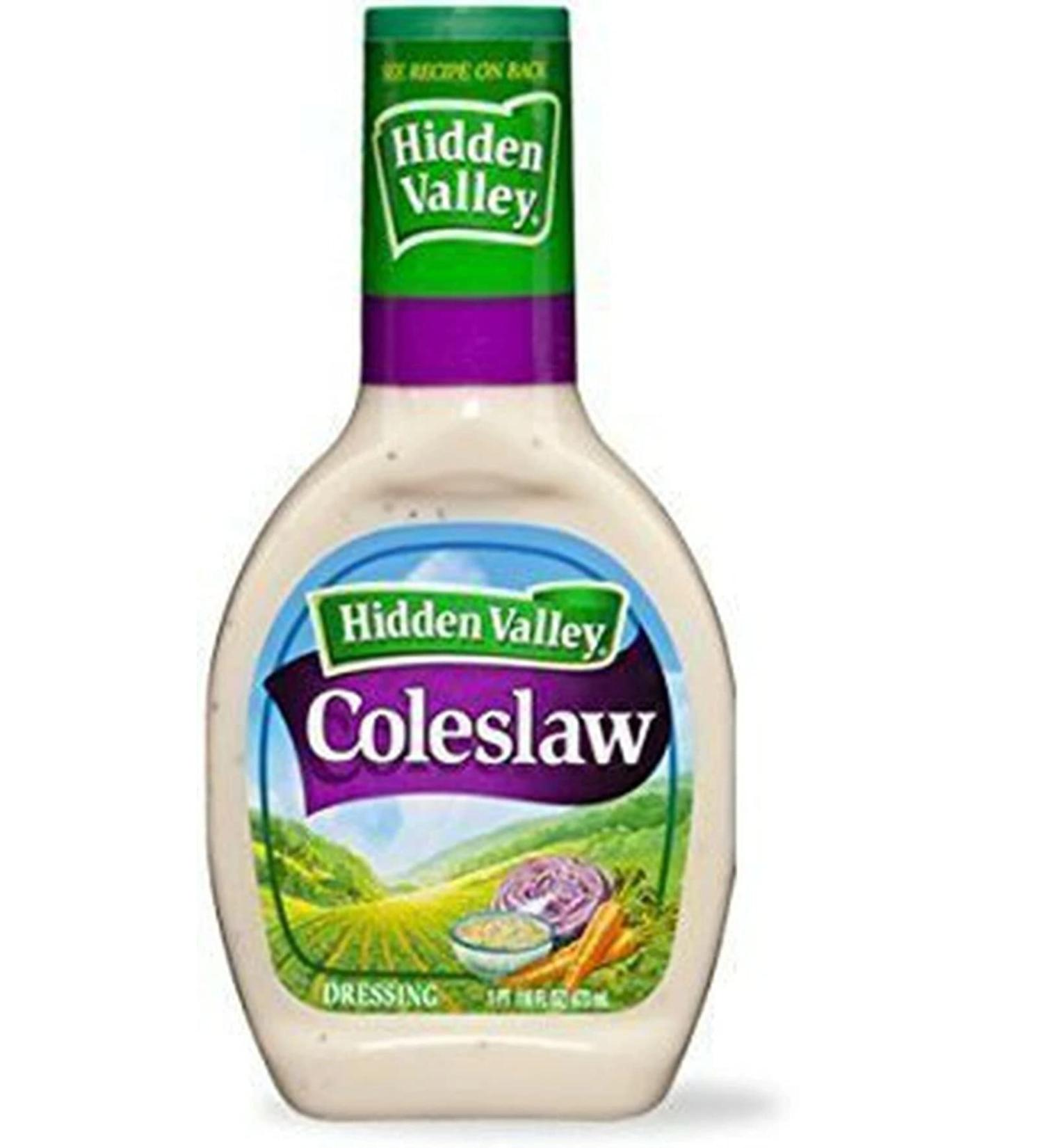 Hidden Valley Ranch, Coleslaw Dressing, 16oz Bottle (Pack of 3)