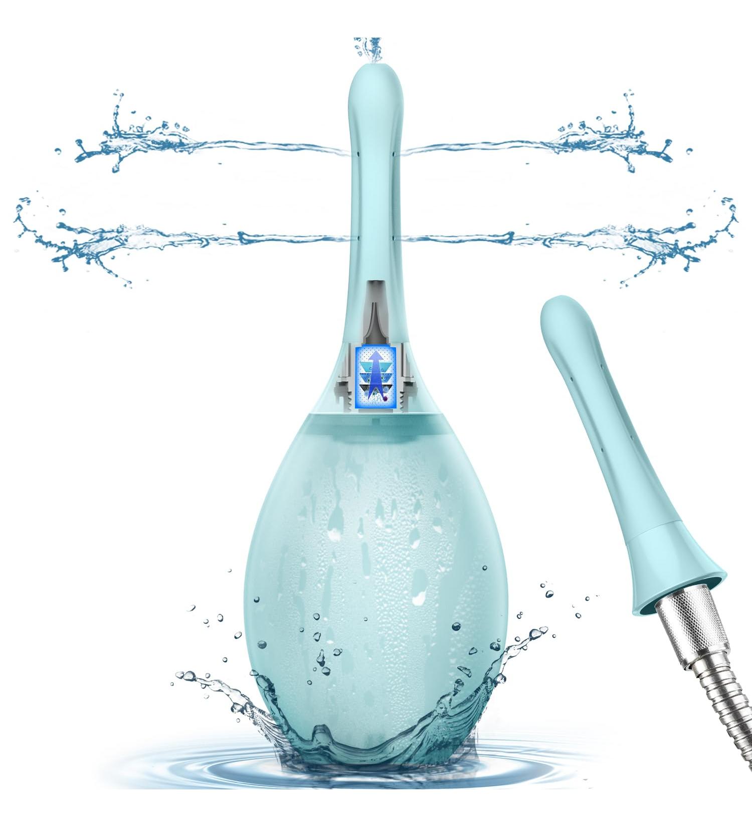 Analdschusche Enema - 245ml Intestinal Cleaning Irrigator | Anti-Return & Filter Shower Hose Connector - Buy Online on GoSupps.com