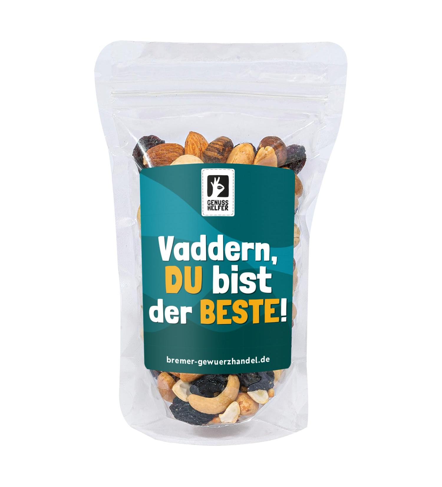 Bremen Spice Trade Pleasure Mixture Vaddern - Gourmet Nut Mix for Students & Father's Day - 175g (1 Pack) - International Shipping Available - Buy Online on GoSupps.com