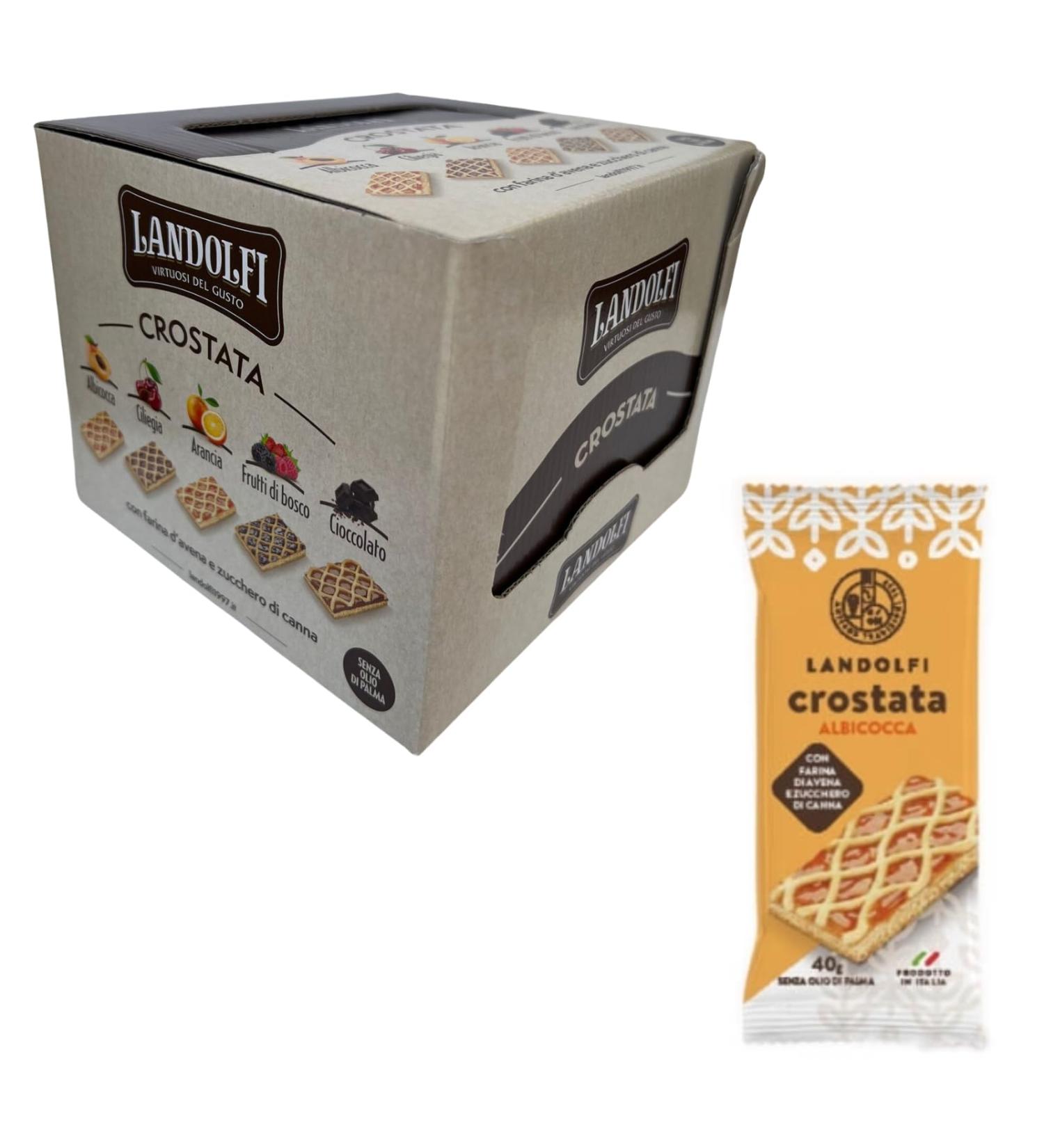 Landolfi Tart Apricot Tart Expo Monoporzi Display 16 x 60 g - Buy Online on GoSupps.com