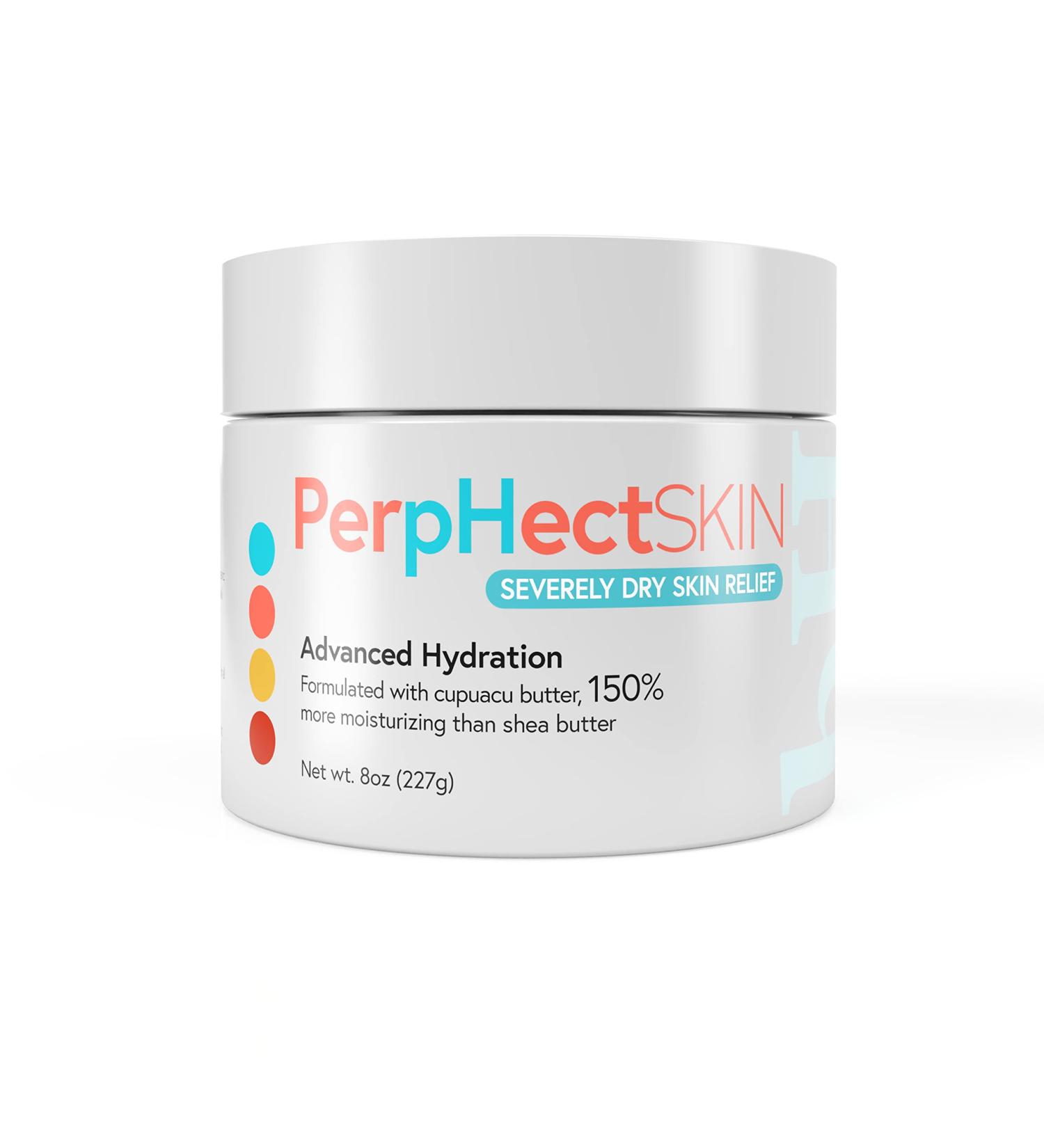 Severely Dry Skin Relief Cream with Cupuacu and Shea Butter - Fragrance-Free Moisturizer for Body and Face - 8 Oz - Buy Online on GoSupps.com