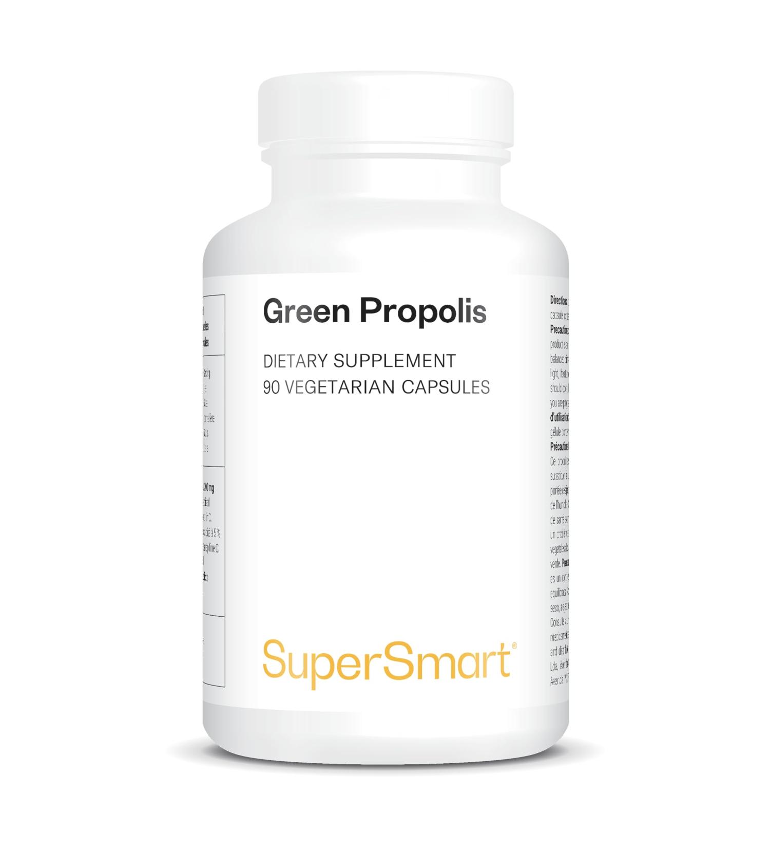 Green Propolis - Extrait de Propolis Verte du Br sil - Secret Sant de la Ruche - Antioxydant Puissant pour l Immunit - 90 Capsules V g tariennes - SuperSmart - Buy Online on GoSupps.com