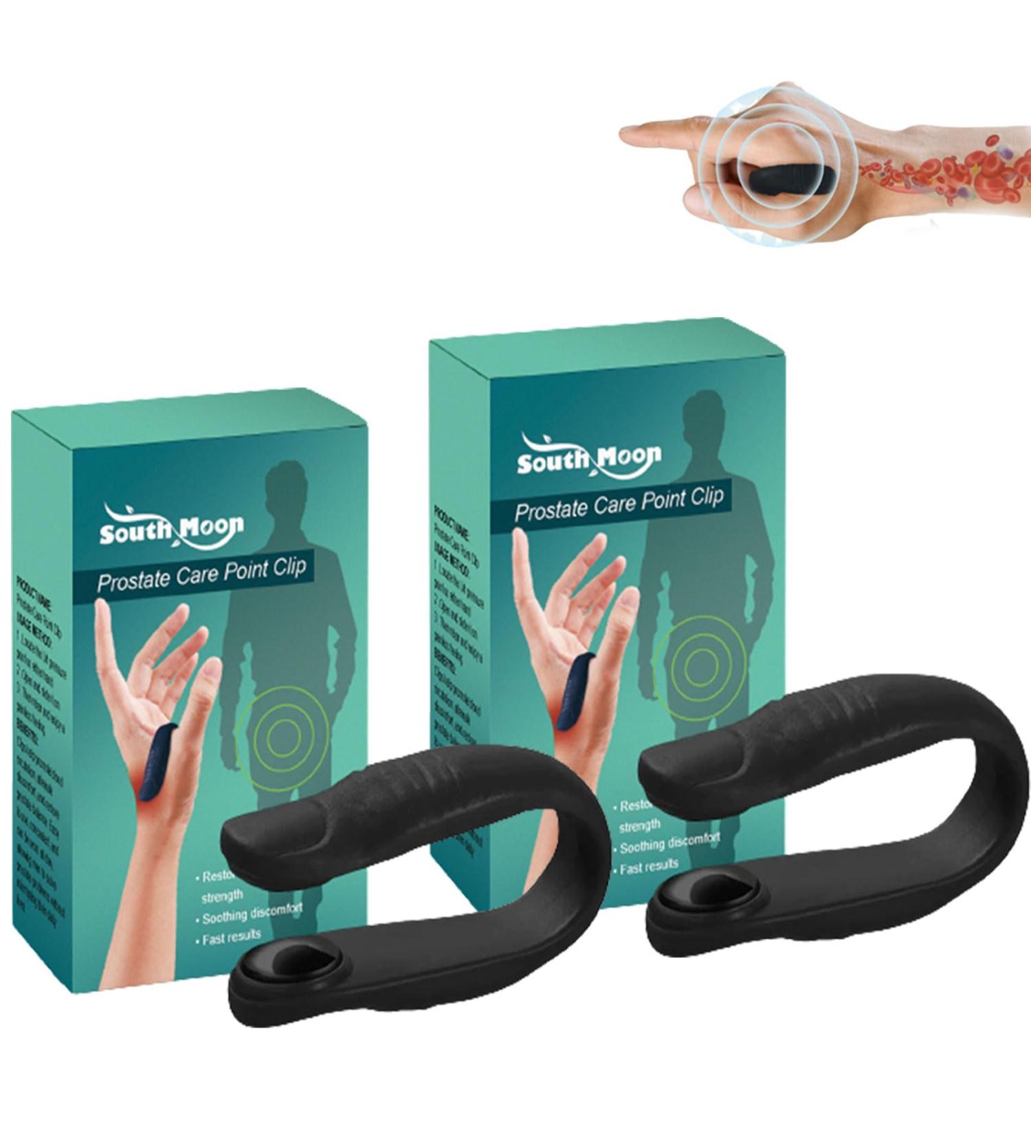 Acuplus Prostate Care Point Clip - Acupressure Hand Clip for Men | Migraine Relief & Prostate Health (2pcs) - Buy Online on GoSupps.com