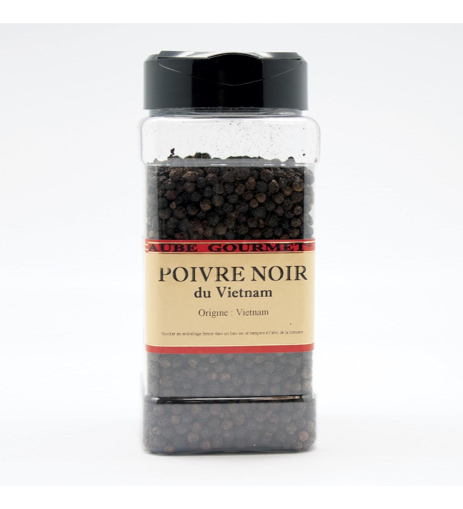 Aube-Gourmet Vietnam black pepper in PET bottle of 500g