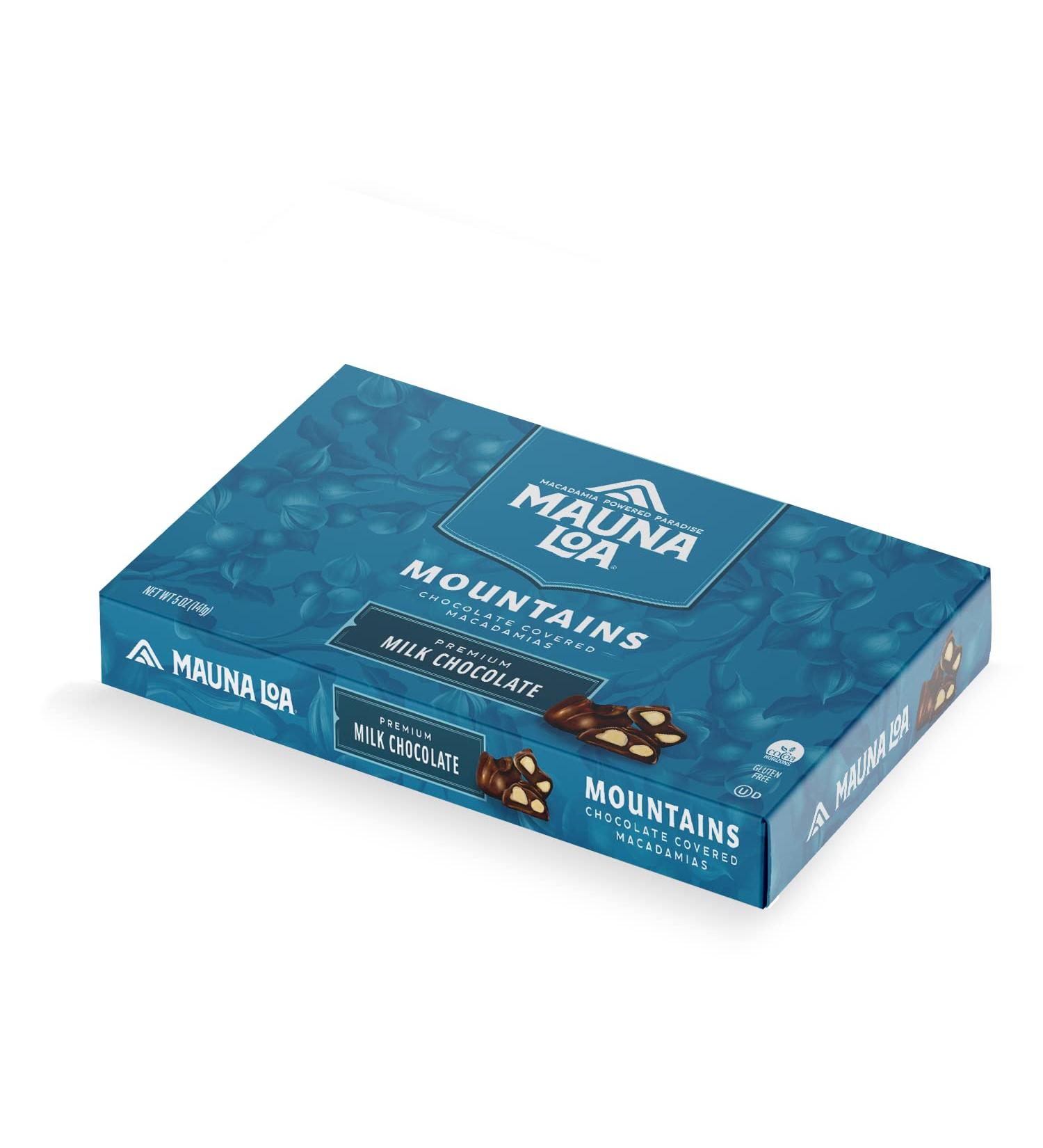 Mauna Loa Premium Hawaiian Roasted Macadamia Nuts Milk Chocolate Flavor - 5 oz Box - Buy Online on GoSupps.com