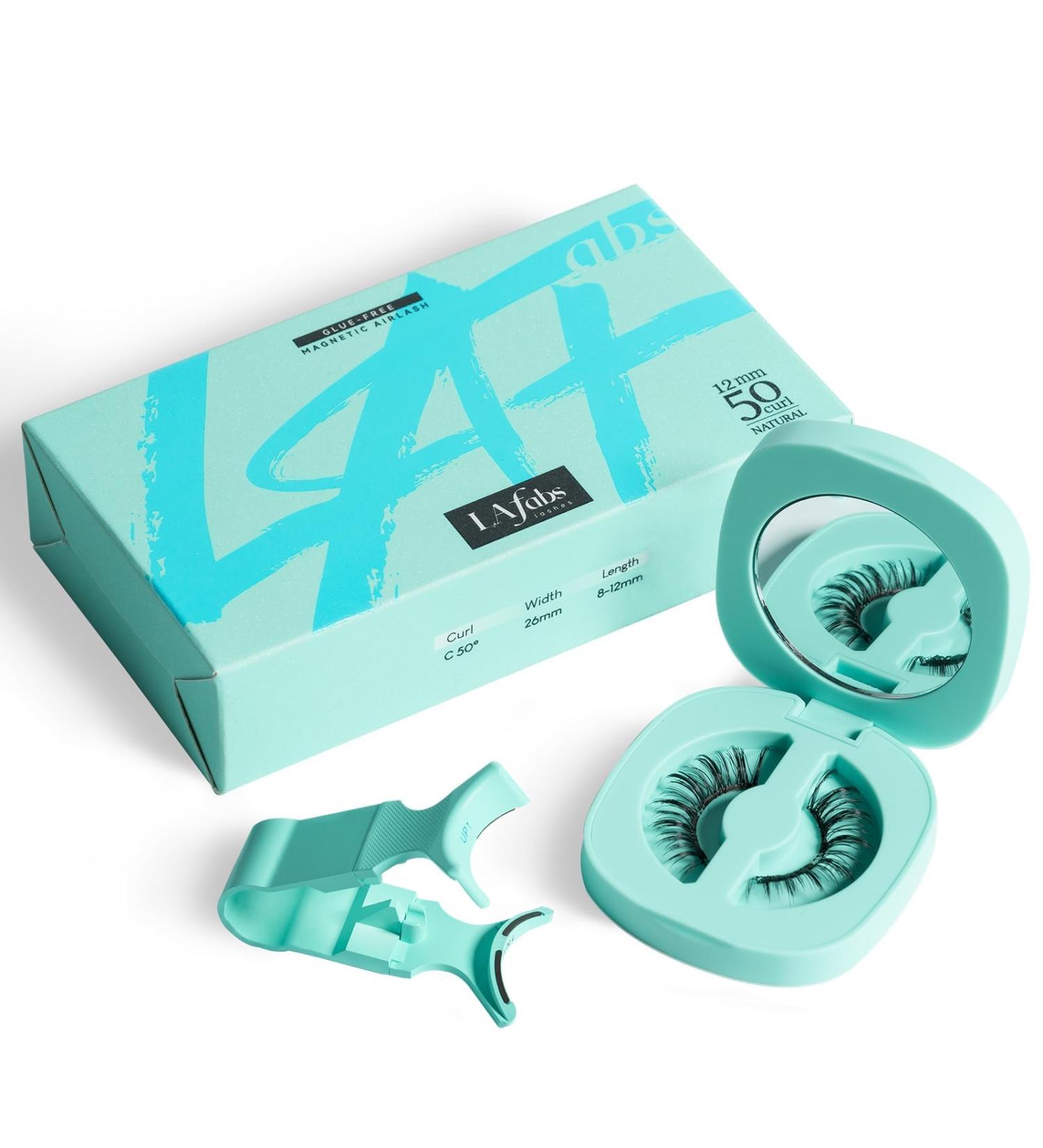 LAfabs Soft Magnetic Eyelashes - Reusable 50+ Times No Glue or Eyeliner 2-in-1 Waterproof Natural Look Lashes Kit - Upgraded Airlashes Natural Series - Buy Online on GoSupps.com
