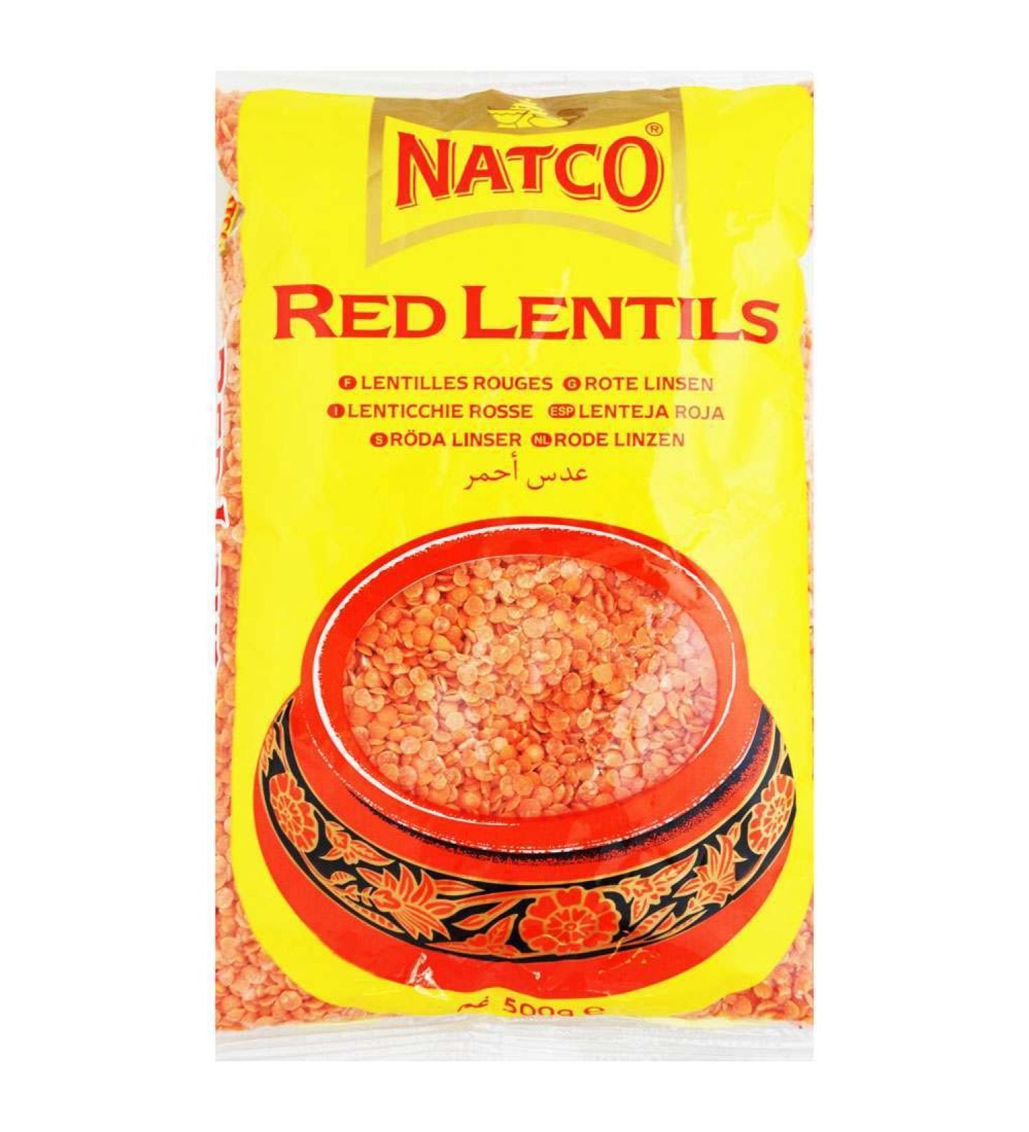 Natco Red Lentils Polished (500G)
