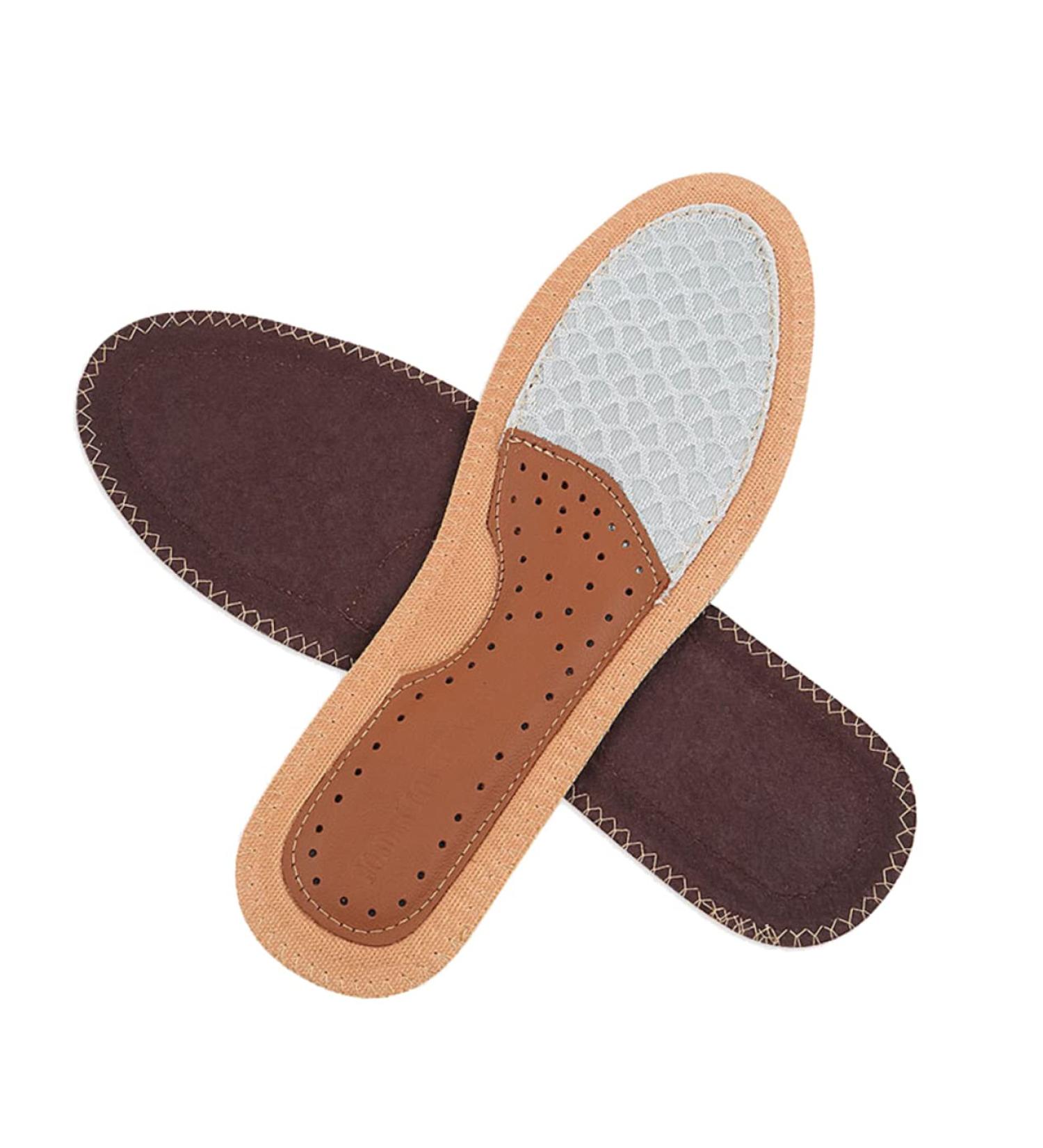 FRCOLOR 1 Pair Cowhide Foot Care Insoles for Sports Shoes - Plantar Support Size 6 - International Shipping Available - Buy Online on GoSupps.com