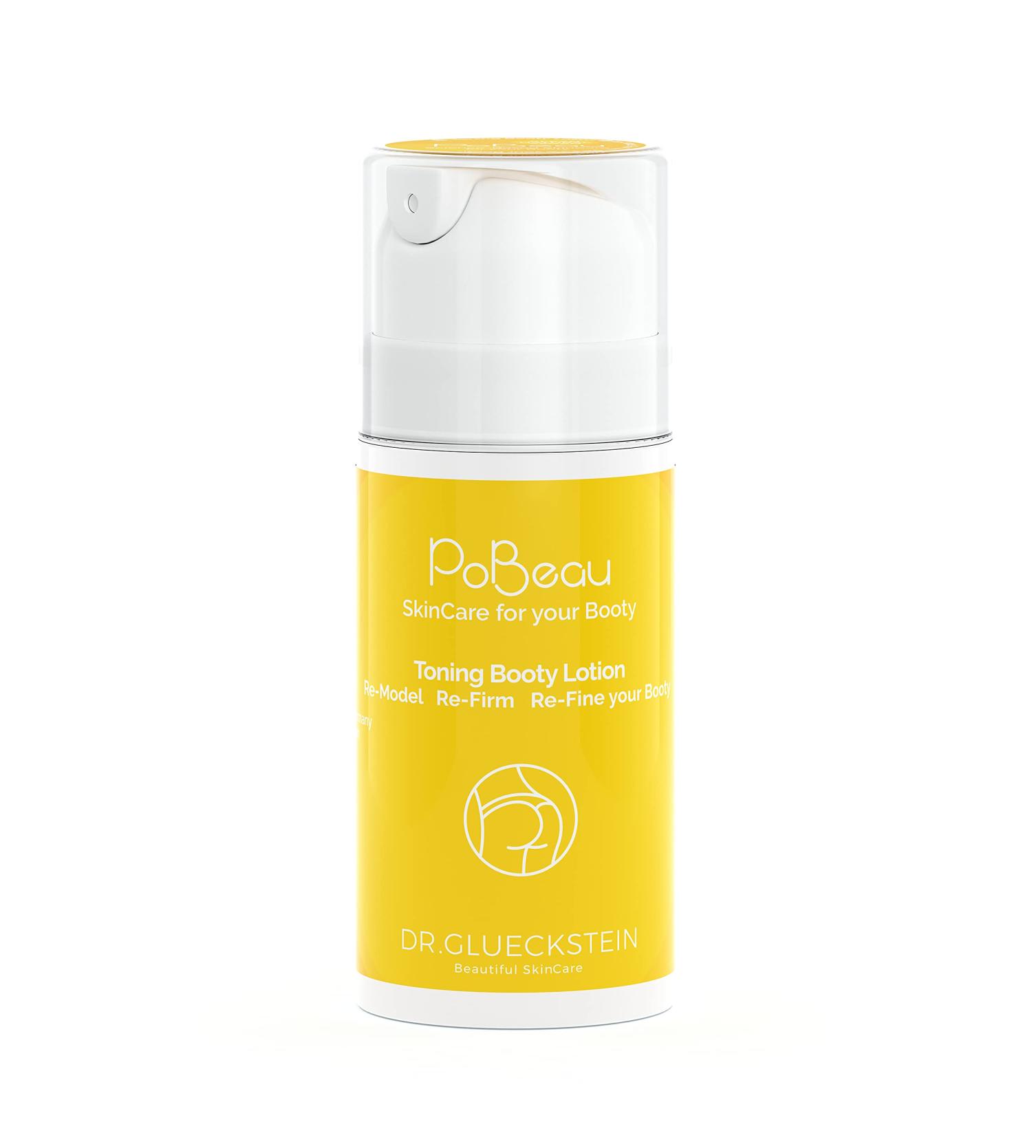 Pobeau Toning Booty Lotion - 100ml | Vegan Anti-Cellulite Cream for Firm Tight Buttocks | Streamlining & Elasticity Boosting - Buy Online on GoSupps.com