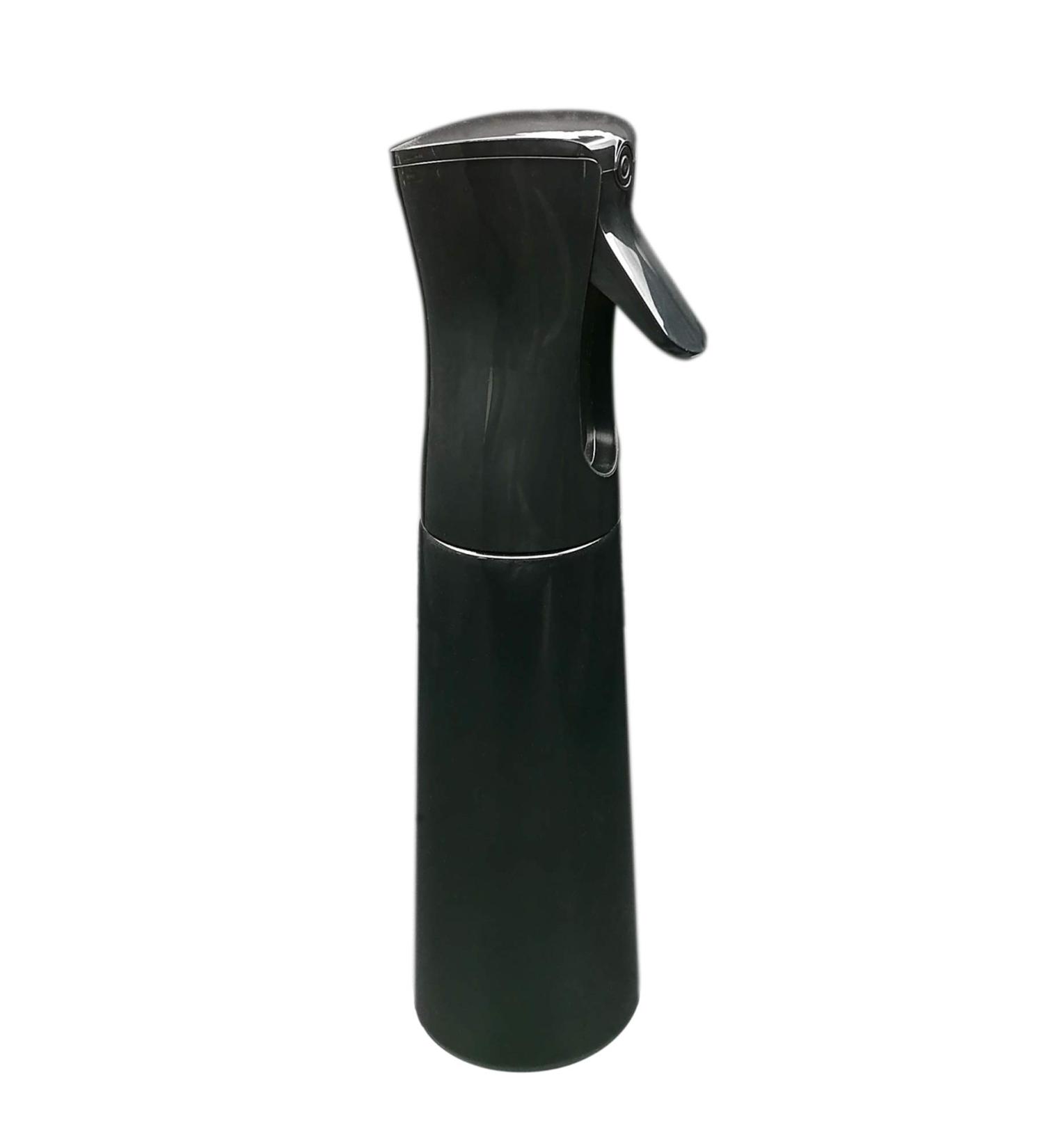 10oz Continuous Water Spray Bottle for Hair Styling - Barber Supplies Sprayer for Curly Natural Hair - Pressurized Fine Mist Face Mister - 300ml (Black) - Buy Online on GoSupps.com