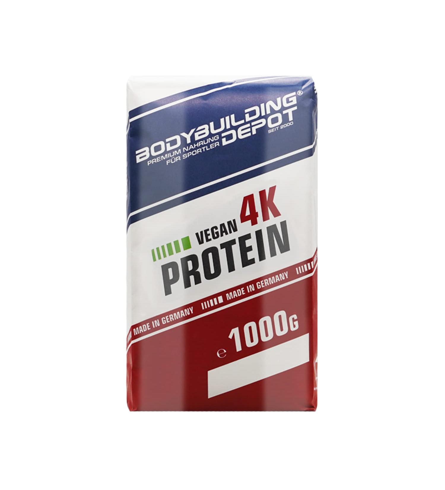 Buy Bodybuilding Depot Vegan Protein Powder 1kg - Environmentally Friendly 100% Plant-Based Great Solubility Natural Taste - Buy Online on GoSupps.com