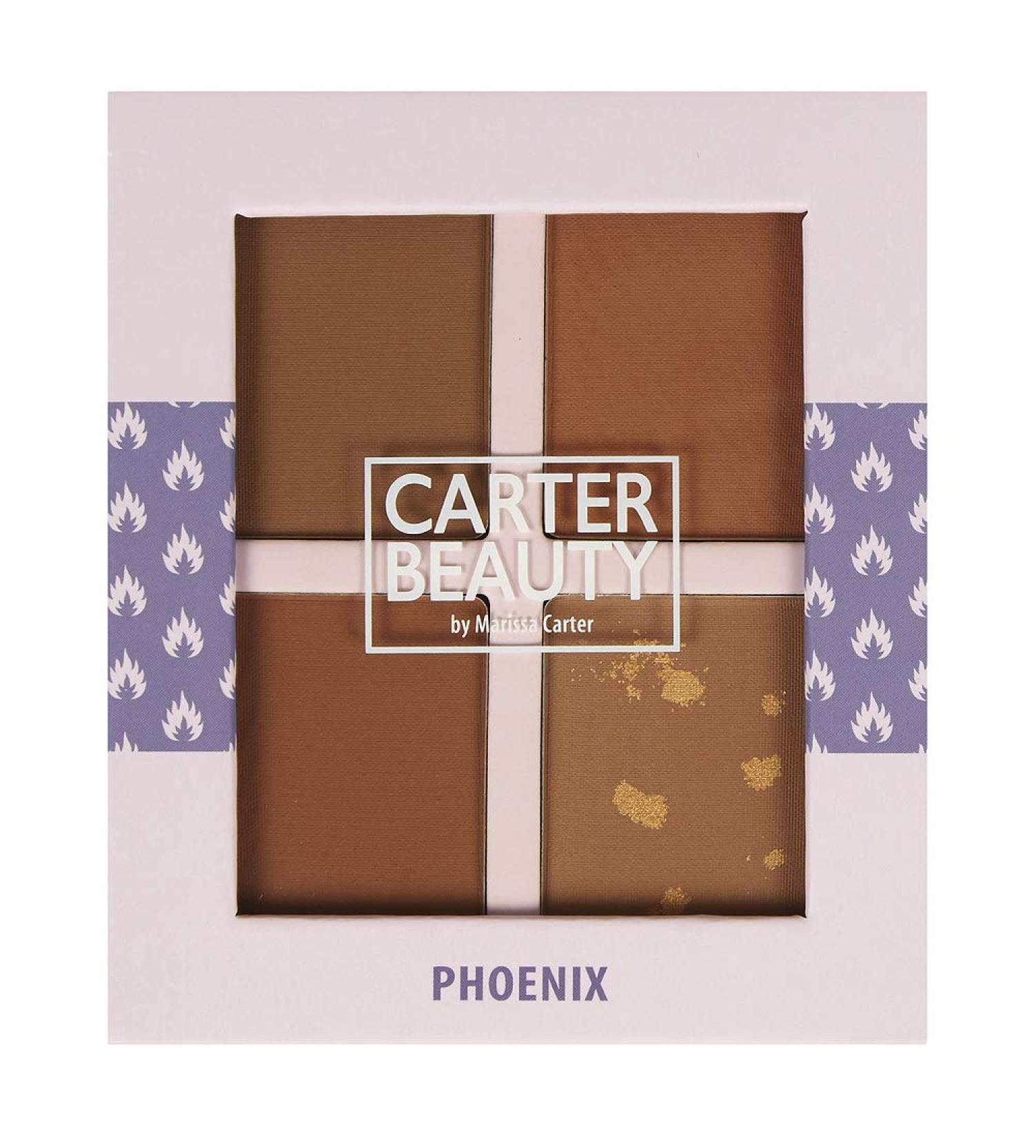 Carter Beauty By Marissa Carter Bronzer Palette - Sun-Kissed Glow for Medium Skin Tones - Highly Pigmented - Phoenix 0.48 Oz - Buy Online on GoSupps.com