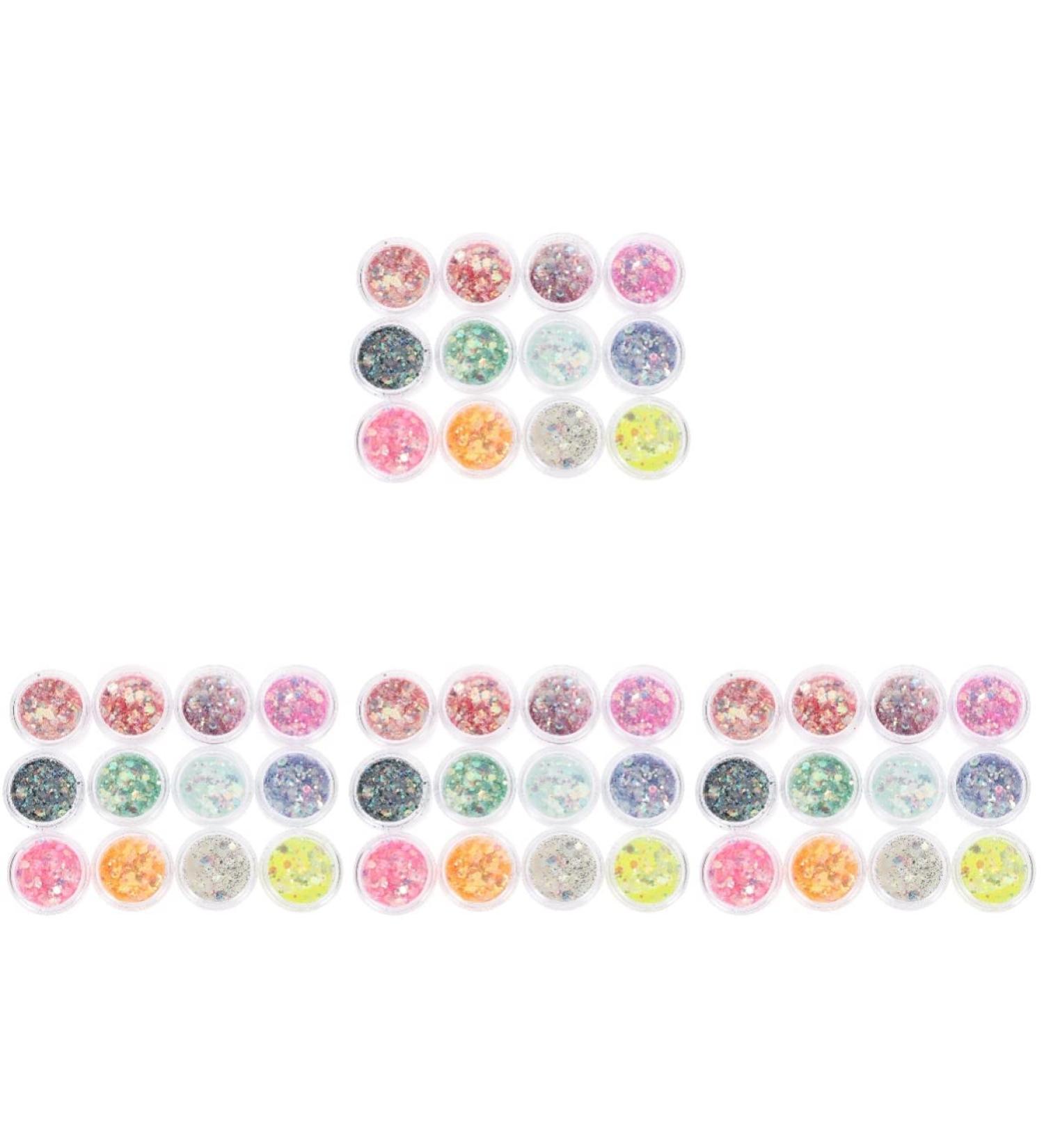  Didiseaon Didiseaon 48 Boxes of Glitter Nail Polish Gel Body Rave Accessories Glow in the Dark Party Supplies Hair Gel Eyeshadow Liquid Gel For Nails Nail - Buy Online on GoSupps.com