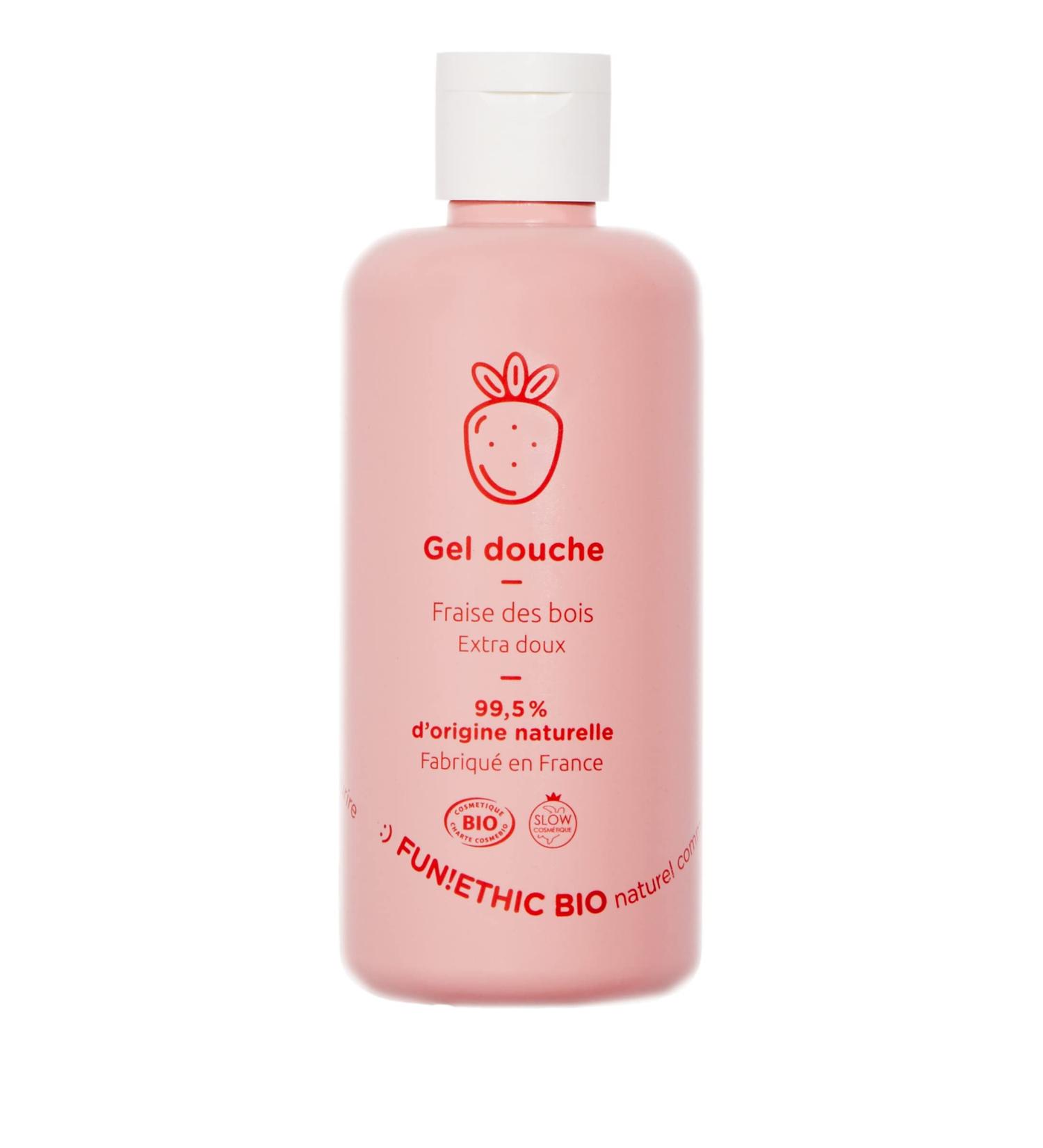 FUN!ETHIC FUN!ETHIC EXTRA GENTLE SHOWER GEL WILD STRAWBERRY 100% NATURAL AND ORGANIC