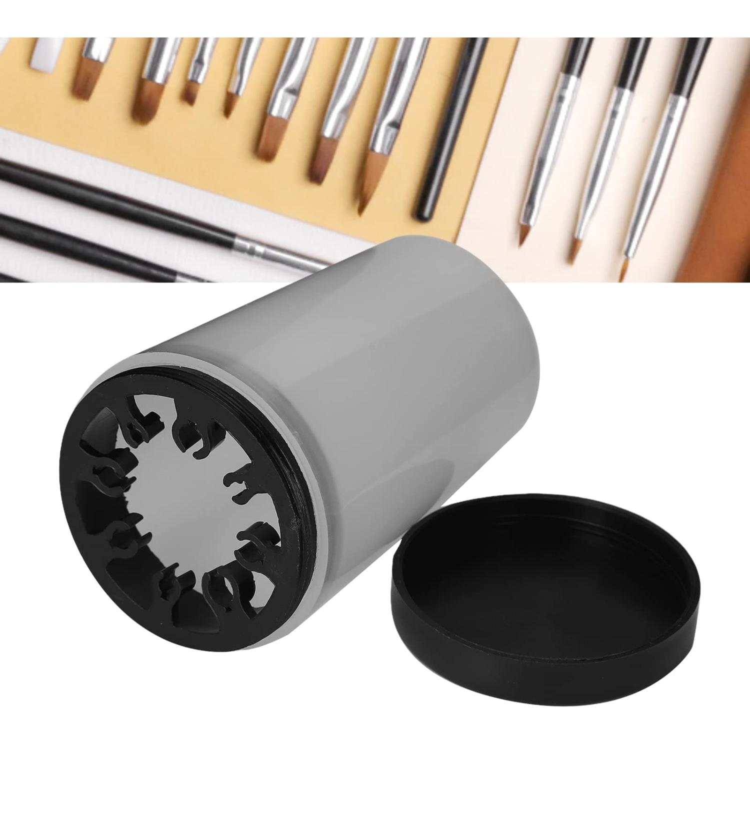 Brush Cup for Nail Art - Nail Brush Cleaner Holder with Spiral Trough | Essential Nail Art Tools for Professionals - Buy Online on GoSupps.com