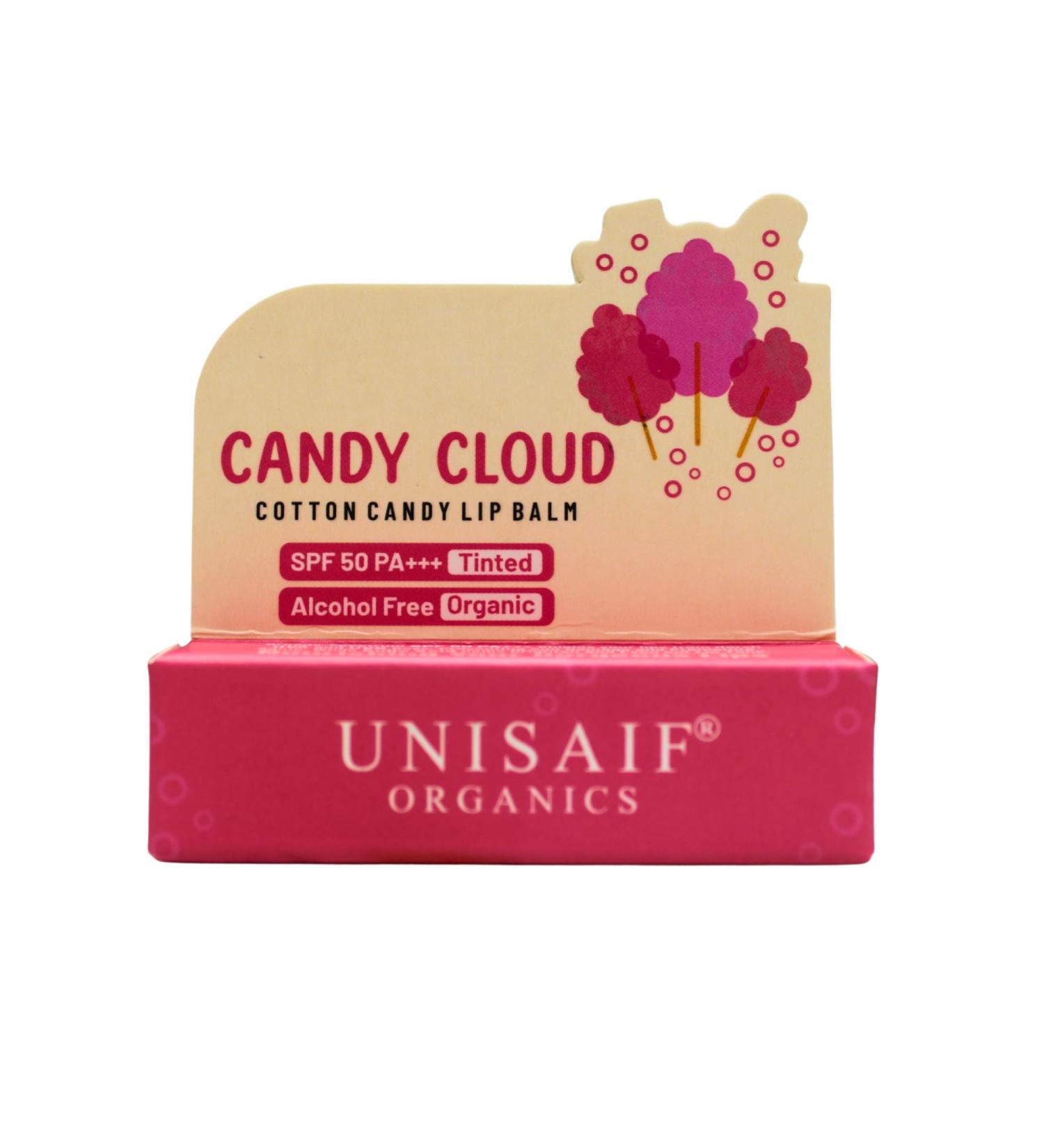 UNISAIF Cotton Candy Lip Balm Organic Lip Balm Lip Brightening for Dark Lips | Lip Repair for Dry Cracked Lips | Christmas Natural Lip Balm Hydrating Best Lip Moisturizer for Very Dry Lips 8g - Buy Online on GoSupps.com