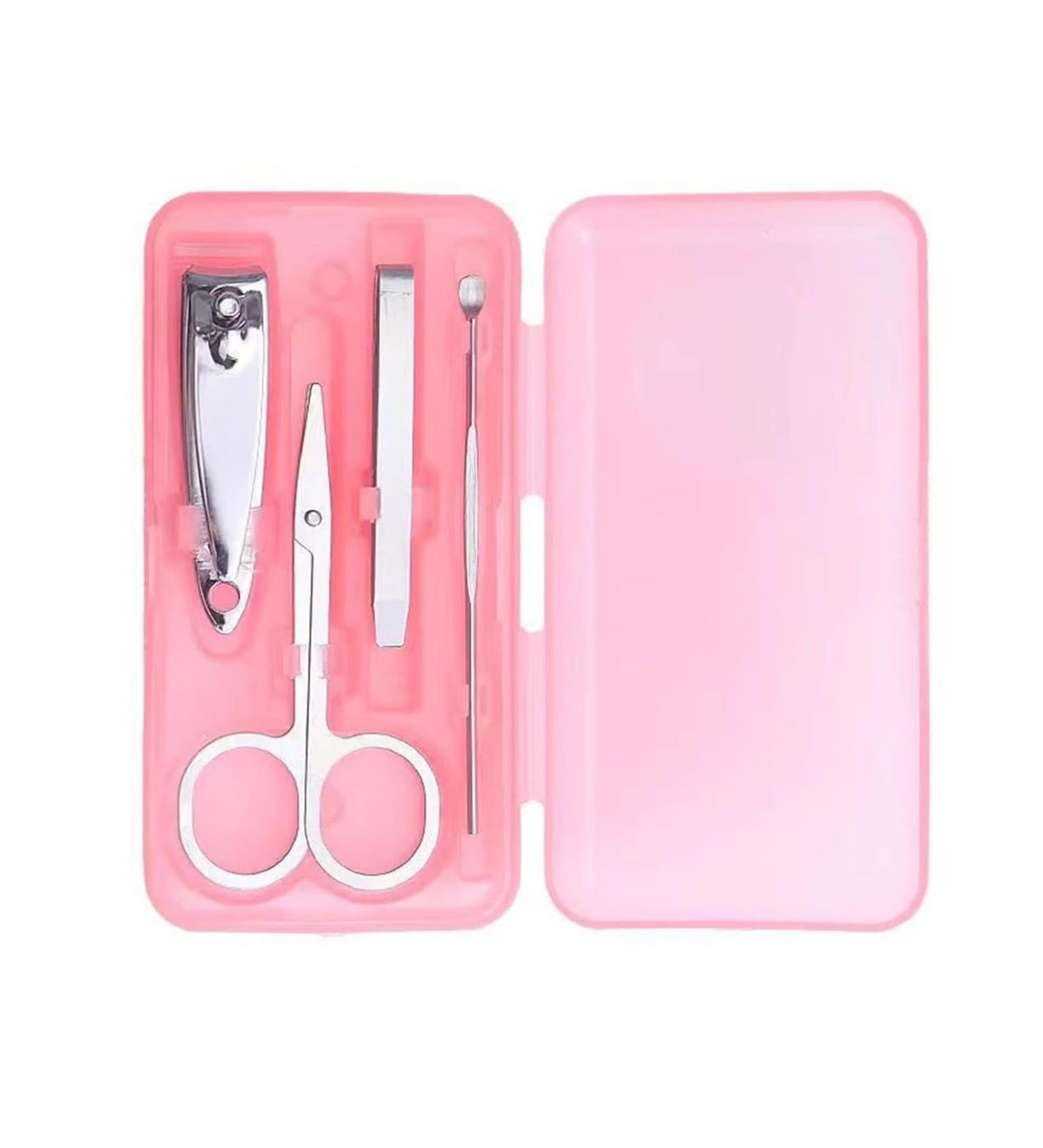 Nail Clipper Set High Grade Household Stainless Beauty Nail Clippers Men and Women Universal Pedicure Simple Portable Nails Tool (Color : Pink-1set) - Buy Online on GoSupps.com