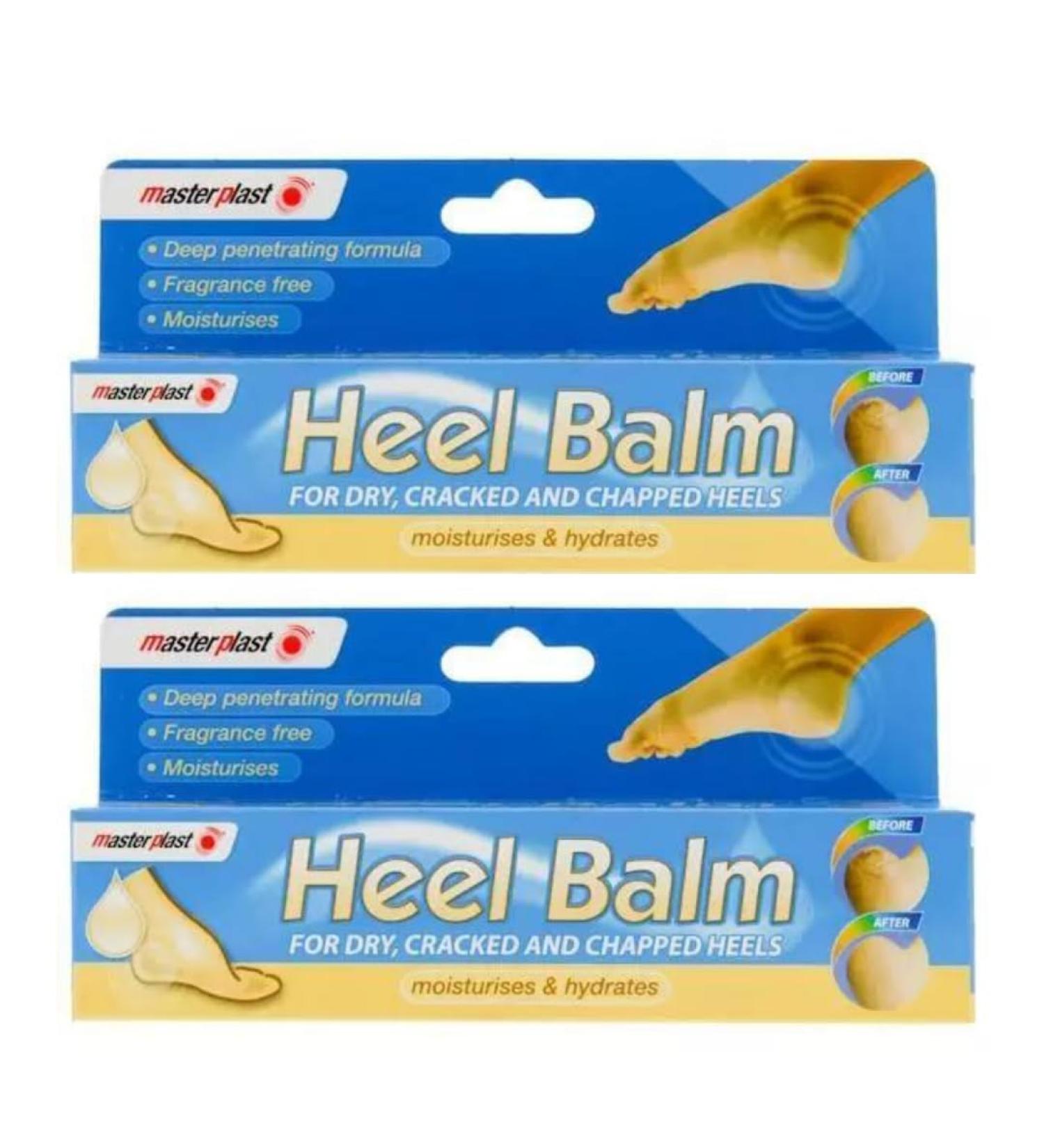 SOTL 2X Masterplast Heel Balm Soften For Relief Comfort Soothing & Healing Cream Dry Cracked Chapped Heels Moisturise 70g - Buy Online on GoSupps.com