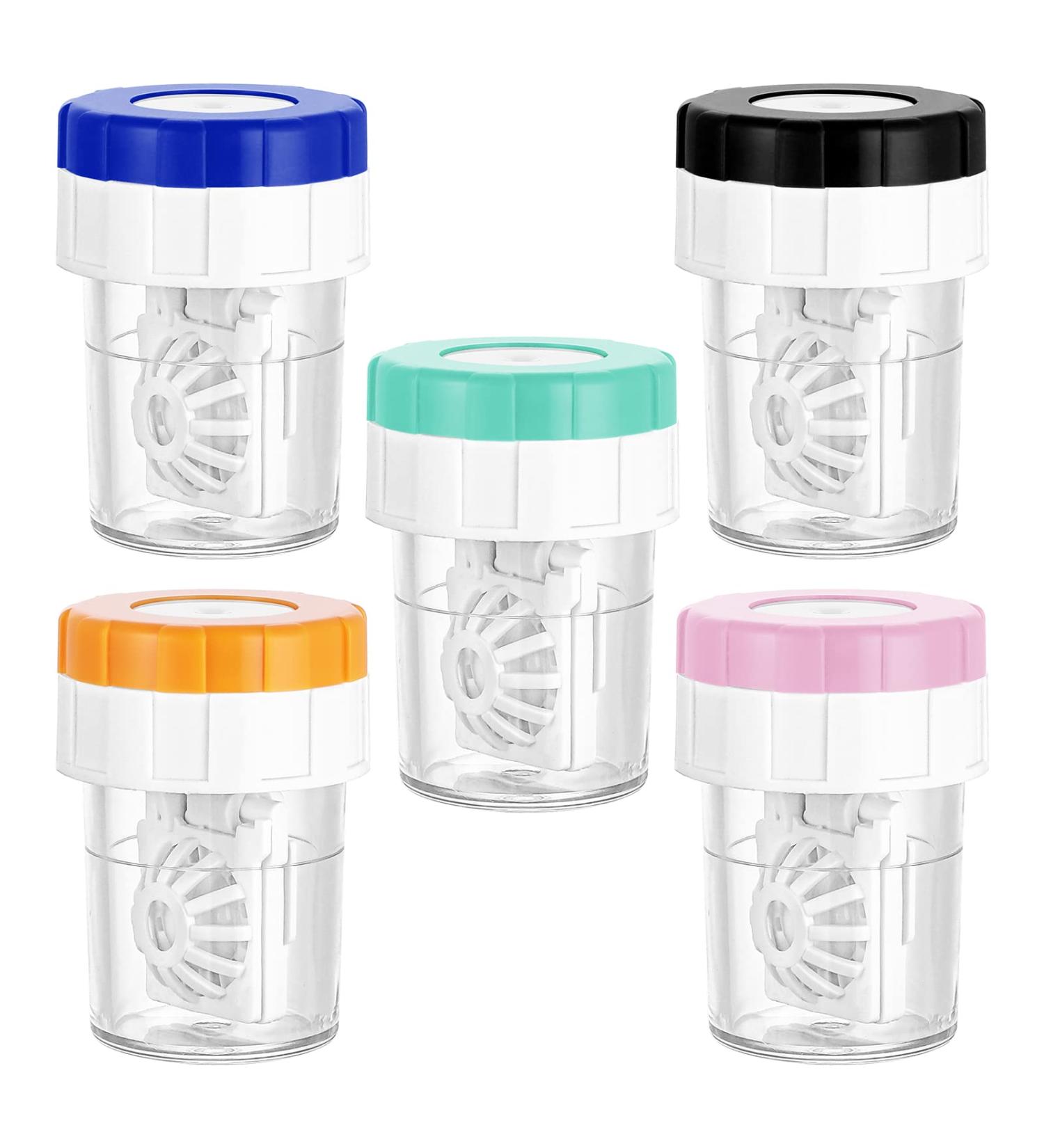 SIBBA 5-Piece Manual Contact Lens Cleaner & Portable Container | Daily Use Lens Cleaning Tank - Buy Online on GoSupps.com
