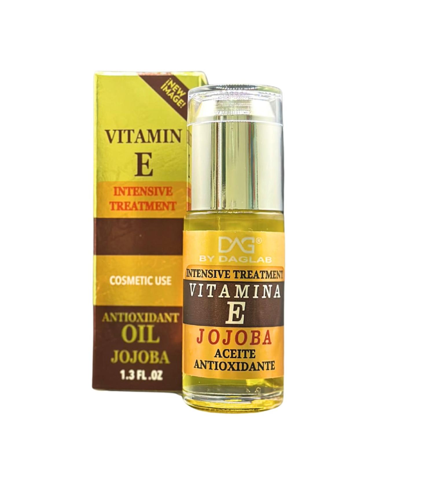 Vitamin E Oil (1.3 Fl Oz) - Intensive Cosmetic Treatment with Jojoba Aloe Vera Argan & Glycerin | Buy Internationally - Buy Online on GoSupps.com