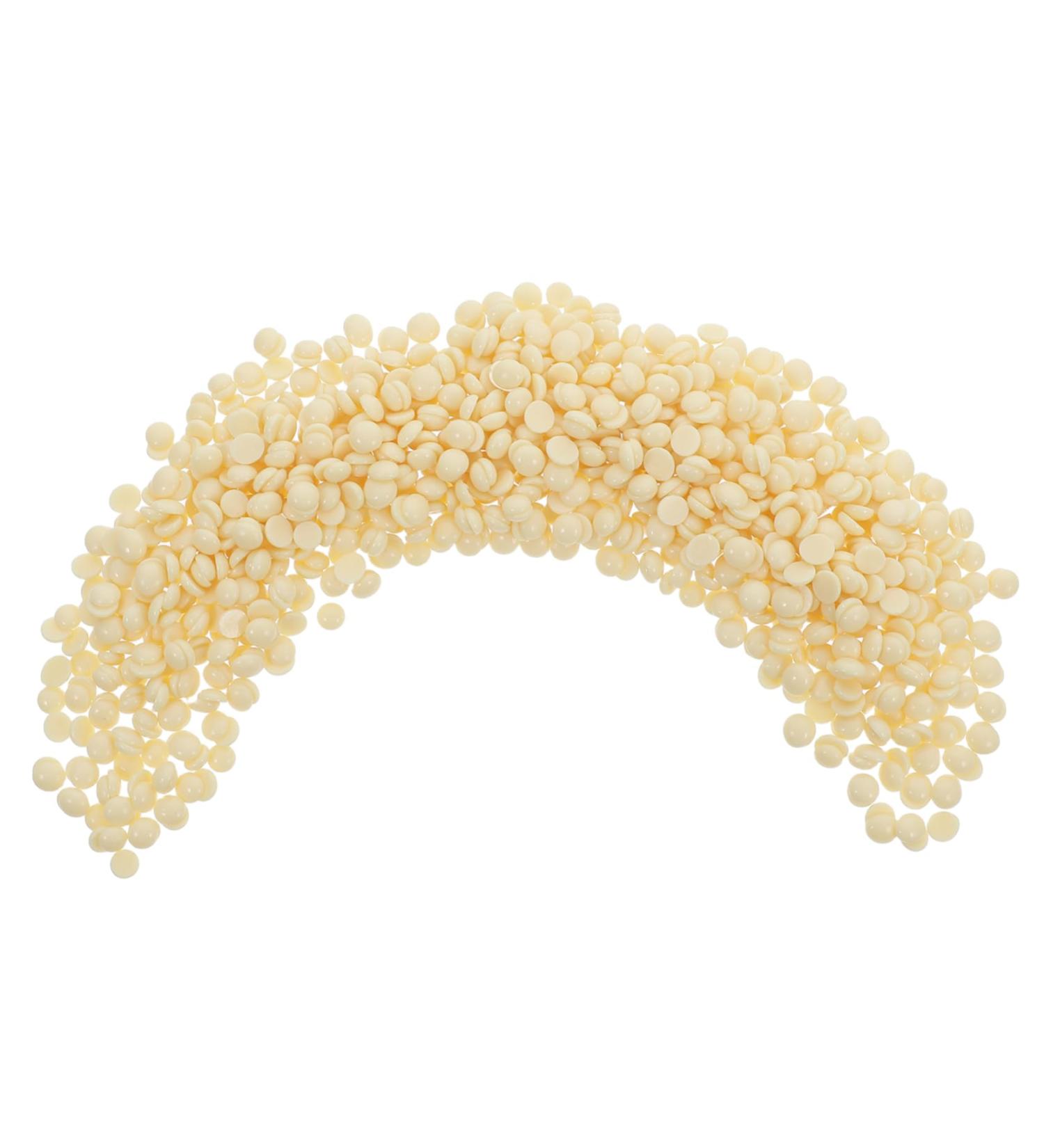 PACKOVE 1 Wax Beans for Hair Removal Hair Removal Hair Removal Cream Hair Remover for Men Wax Beads for Women Hard Wax for Facial Wash Beads for Women Wax Beige - Buy Online on GoSupps.com