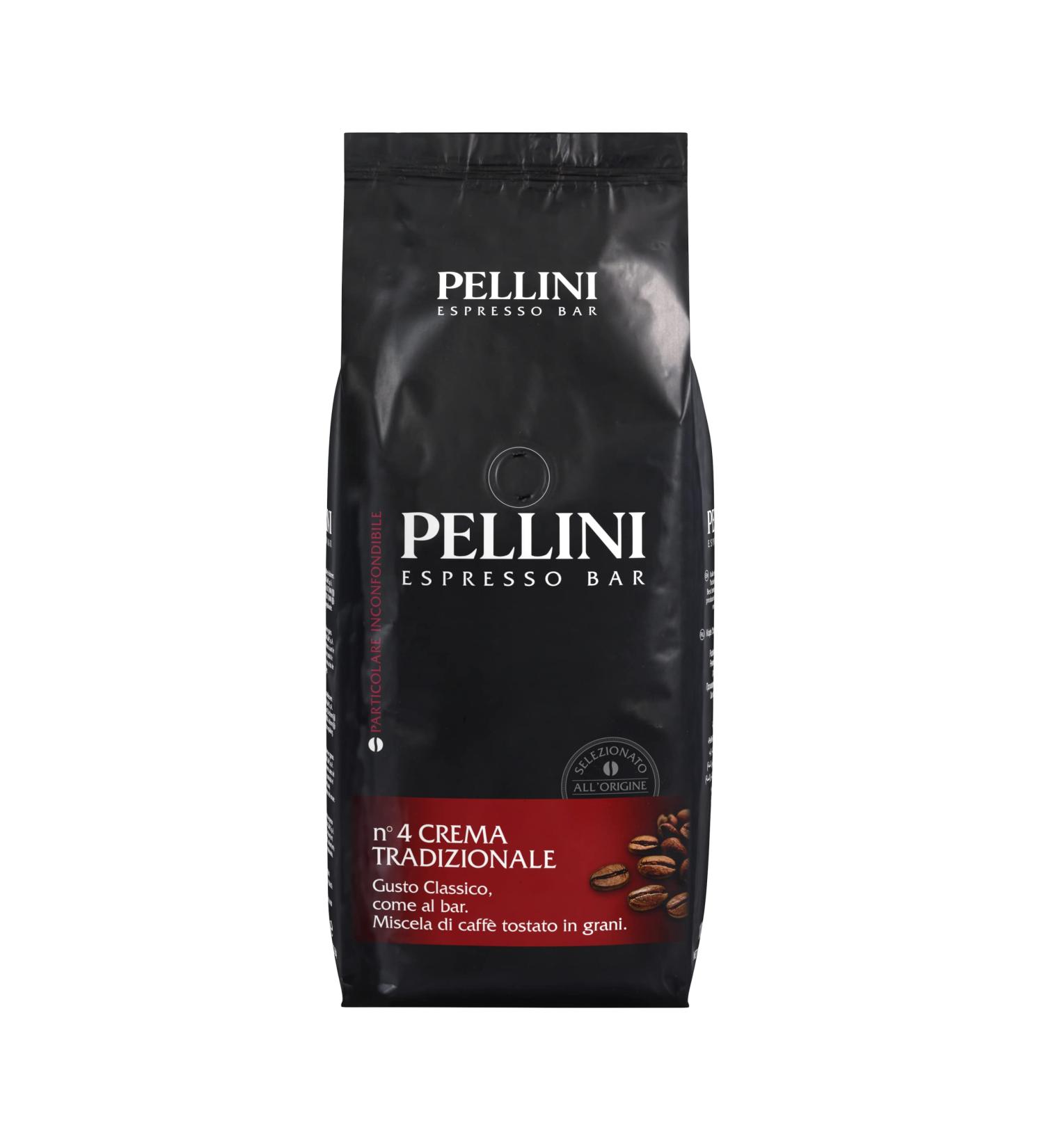 Pellini N.4 Tradizionale Espresso Coffee Beans 1kg | Arabica & Robusta Blend | Medium Roast | Classic Italian Taste - Buy Online on GoSupps.com
