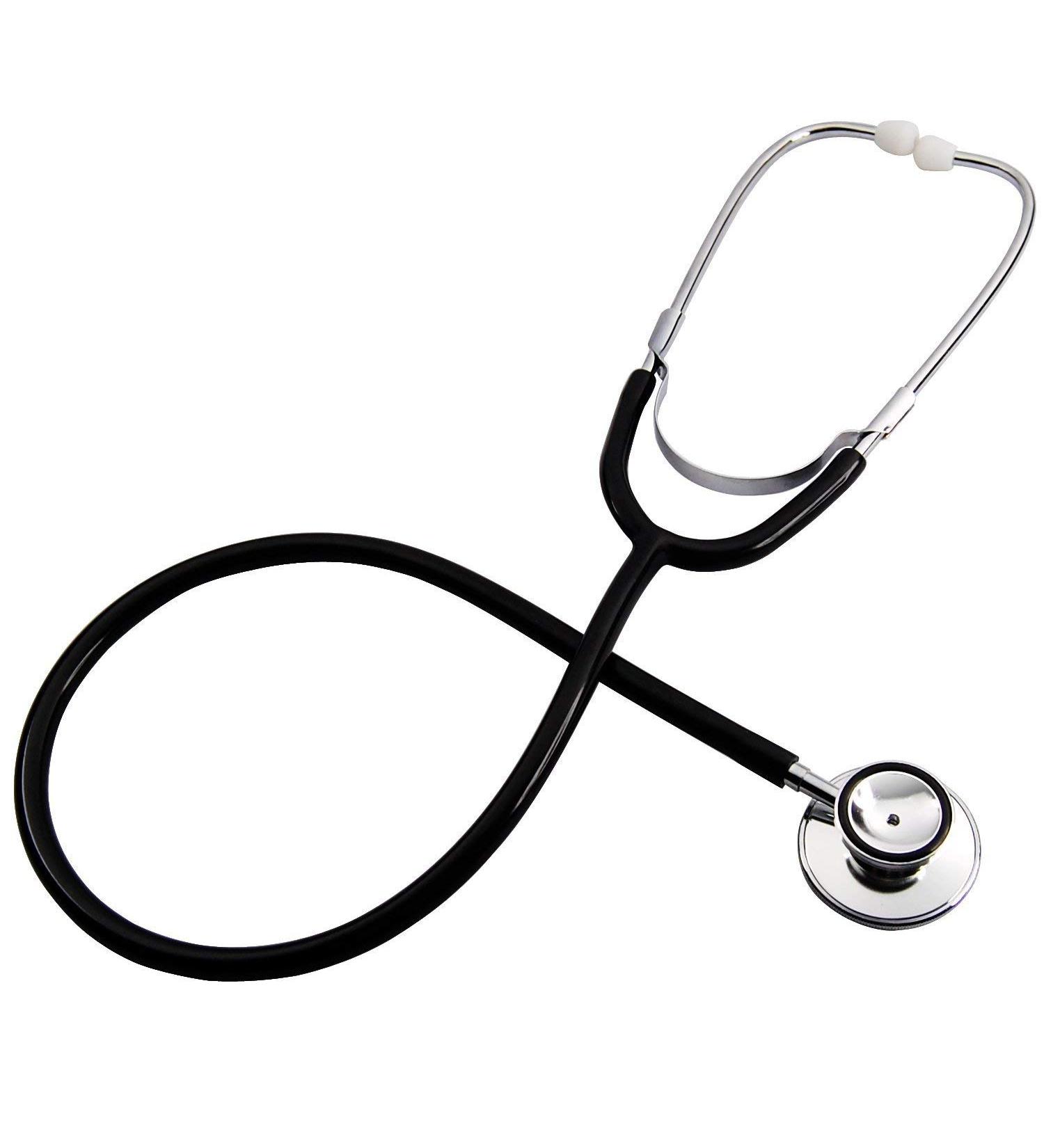 Pro Dual Head Stethoscope for Doctors, Nurses, EMTs, Vets - Black - Buy Online on GoSupps.com