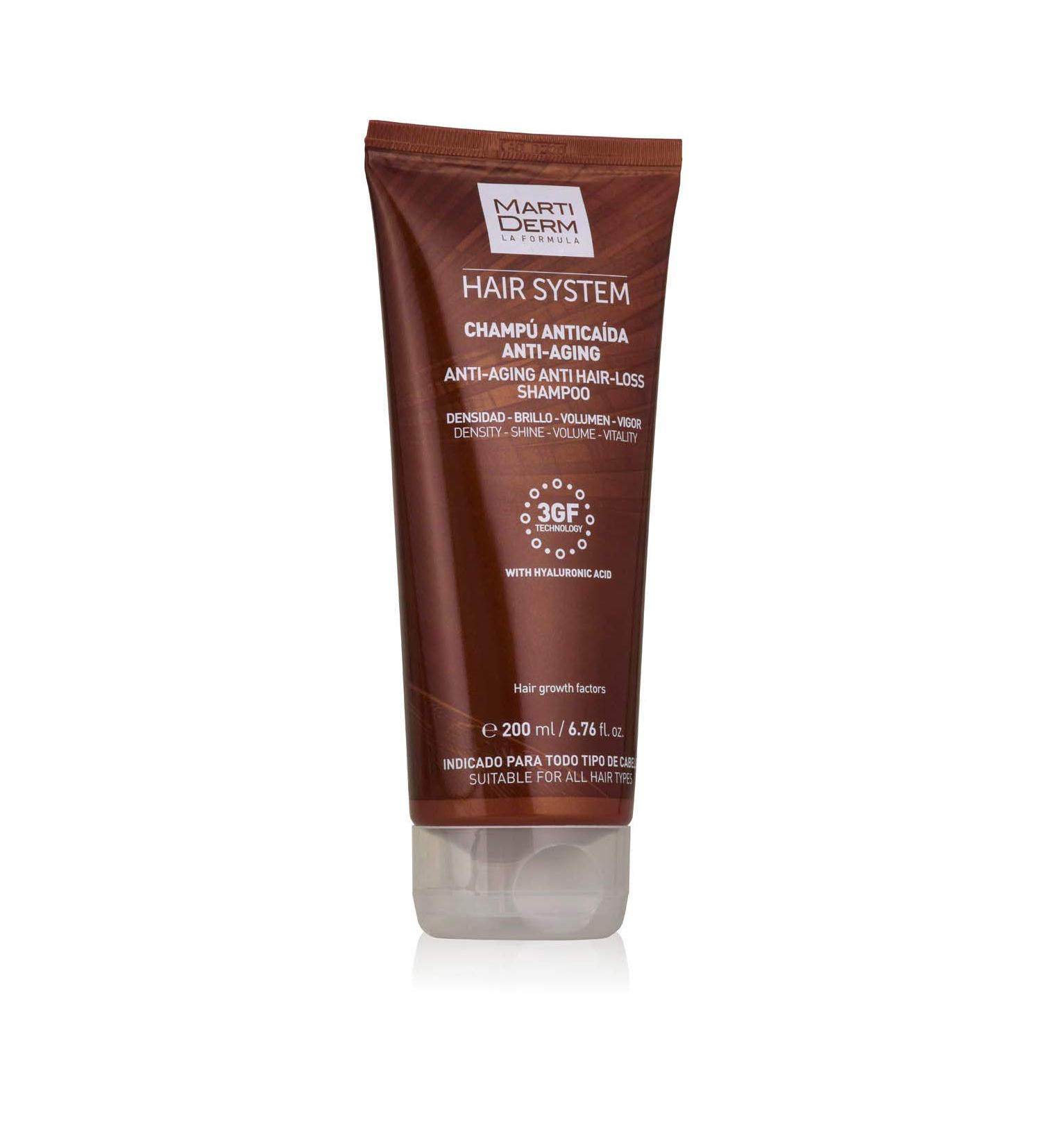 Martiderm 3GF Anti-Aging Shampoo for Hair Loss - 200ml | International Shipping Available - Buy Online on GoSupps.com