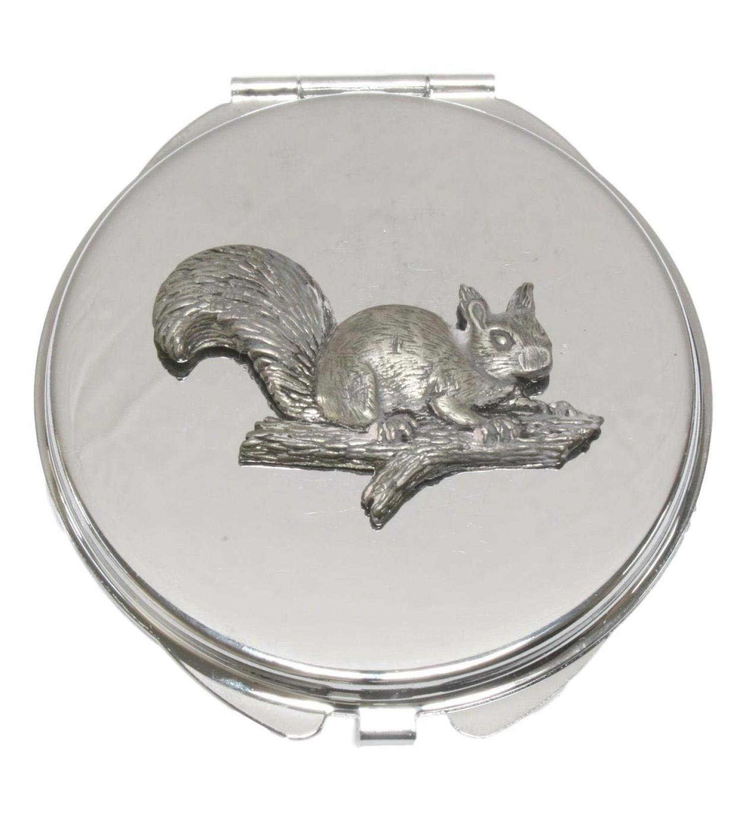 Squirrel On Branch Compact Mirror Handbag Gift With Free Engraving 344 - Buy Online on GoSupps.com