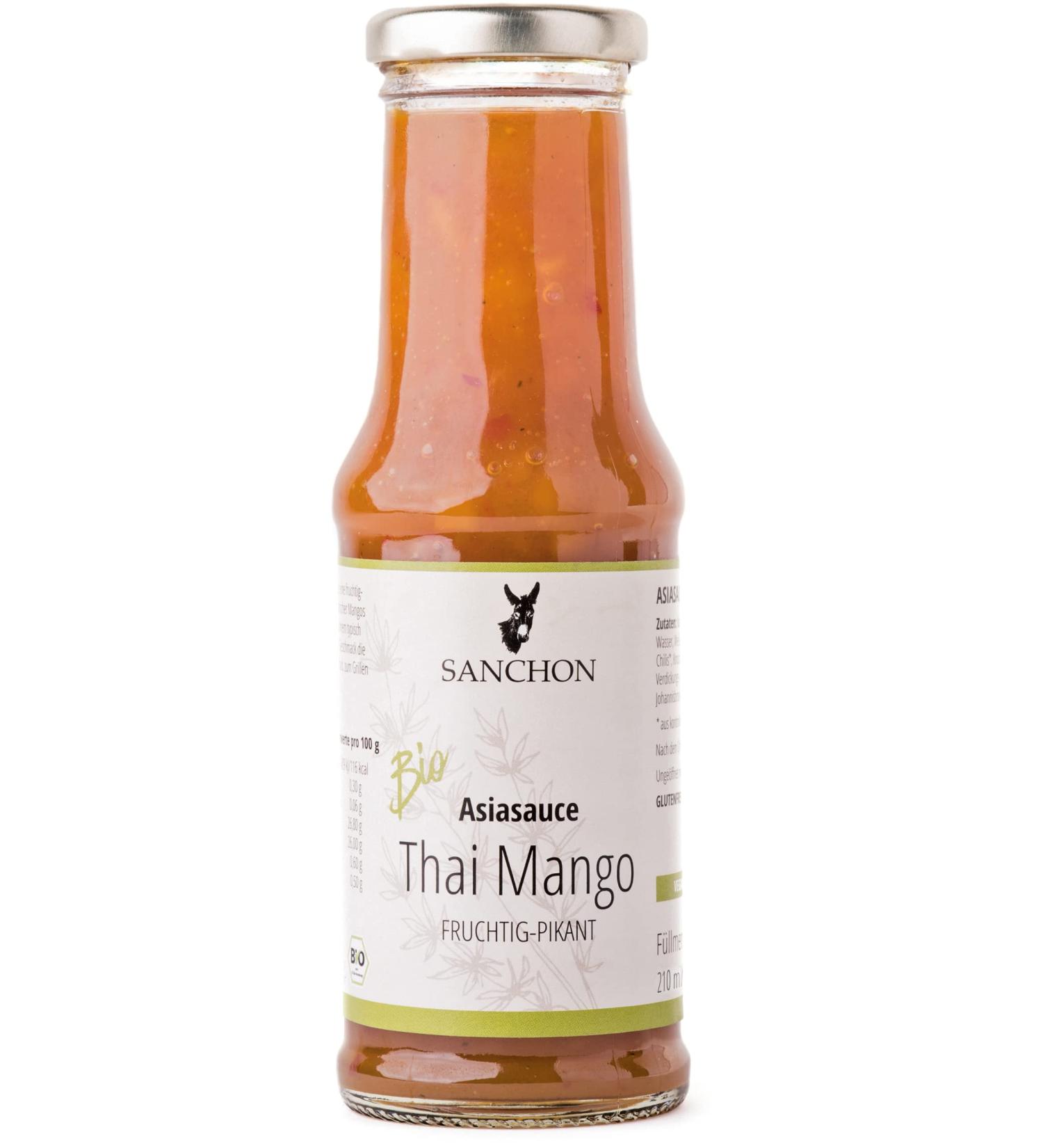 Organic Asian Sauce Thai Mango Sanchon (6 x 210 ml)