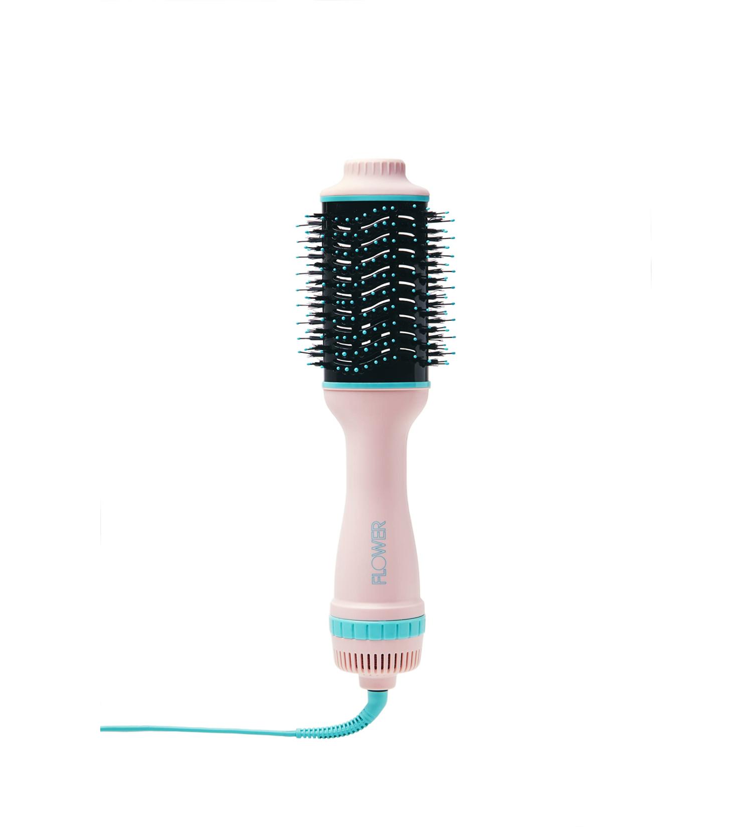 Flower Beauty Ceramic Hot Air Styling Brush - Professional Volume & Shine Tangle-Free Drying - 3 Heat/Cool Settings for All Hair Types - International Shipping Available - Buy Online on GoSupps.com