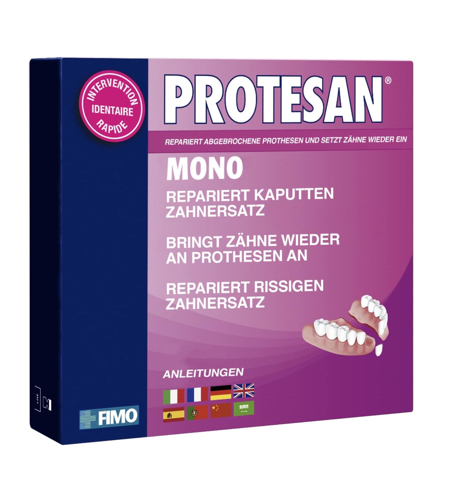 Protesan Mono - Ultimate Denture Repair for Broken Cracked or Missing Teeth | Fast International Shipping - Buy Online on GoSupps.com