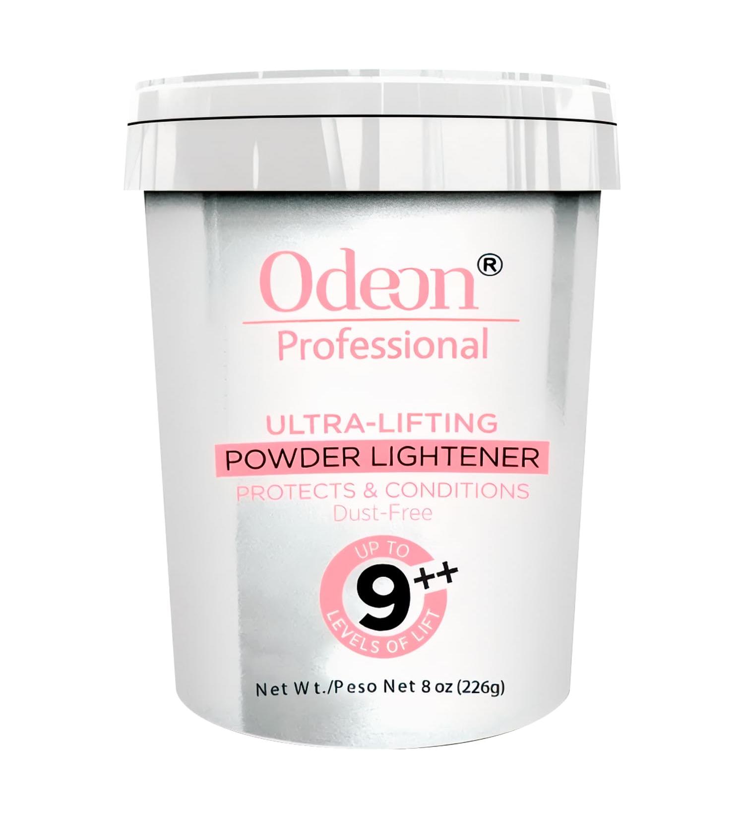 Odeon Professional Ultra-Lifting Powder Lightener - 8oz Hair Bleach Powder for Balayage Highlights & Full Bleaching - Up to 9++ Levels - Buy Online on GoSupps.com