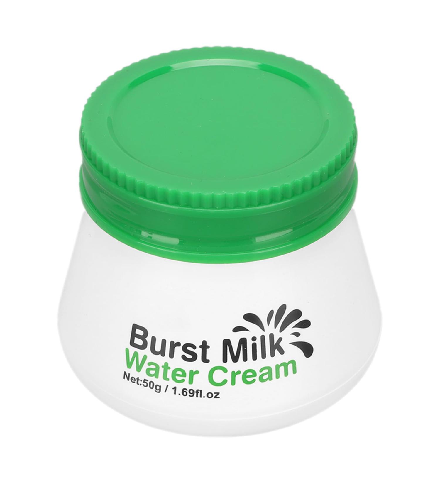 Goat Milk Face Whitening Cream Moisturizing Inhibit Melanin Skin Brightening Cream with Niacinamide Suitable for All Skin Types 50g - Buy Online on GoSupps.com