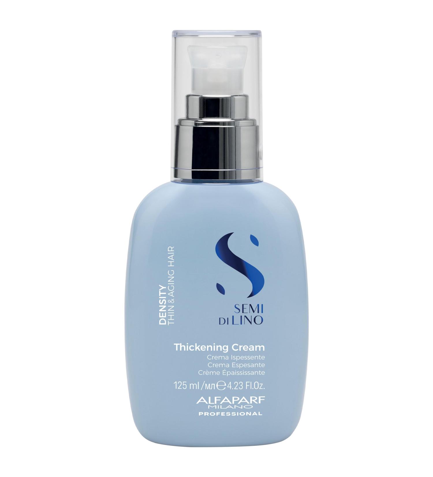 Alfaparf Milano Semi di Lino Density Hair Cream - Thermal Protection Volume & Vitality Boost - 4.23 Fl Oz - Buy Online on GoSupps.com