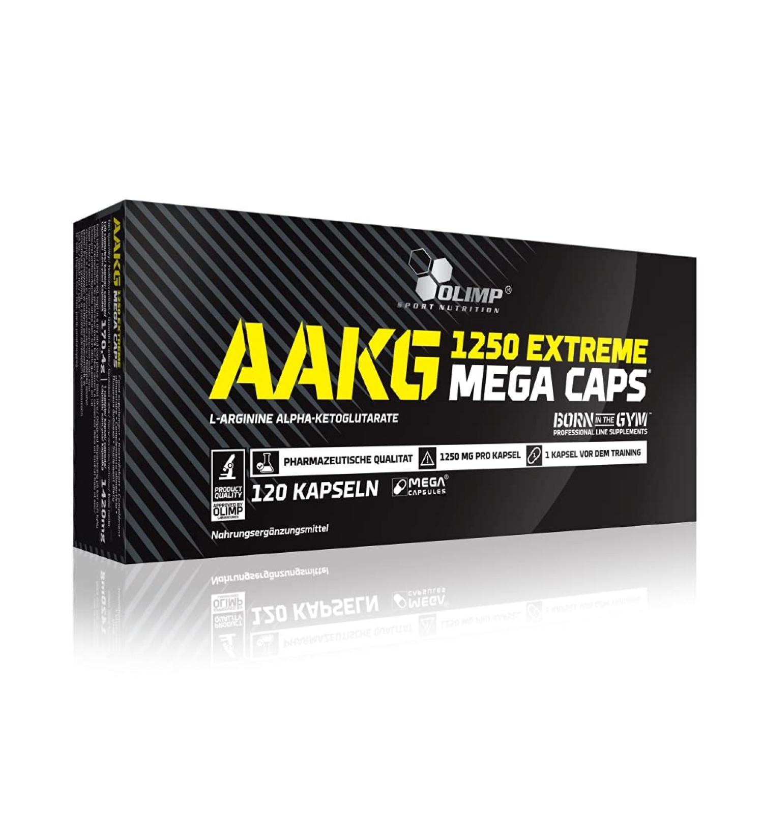 3 x Olimp AAKG 1250 Extreme 120 Mega Caps (3-pack)